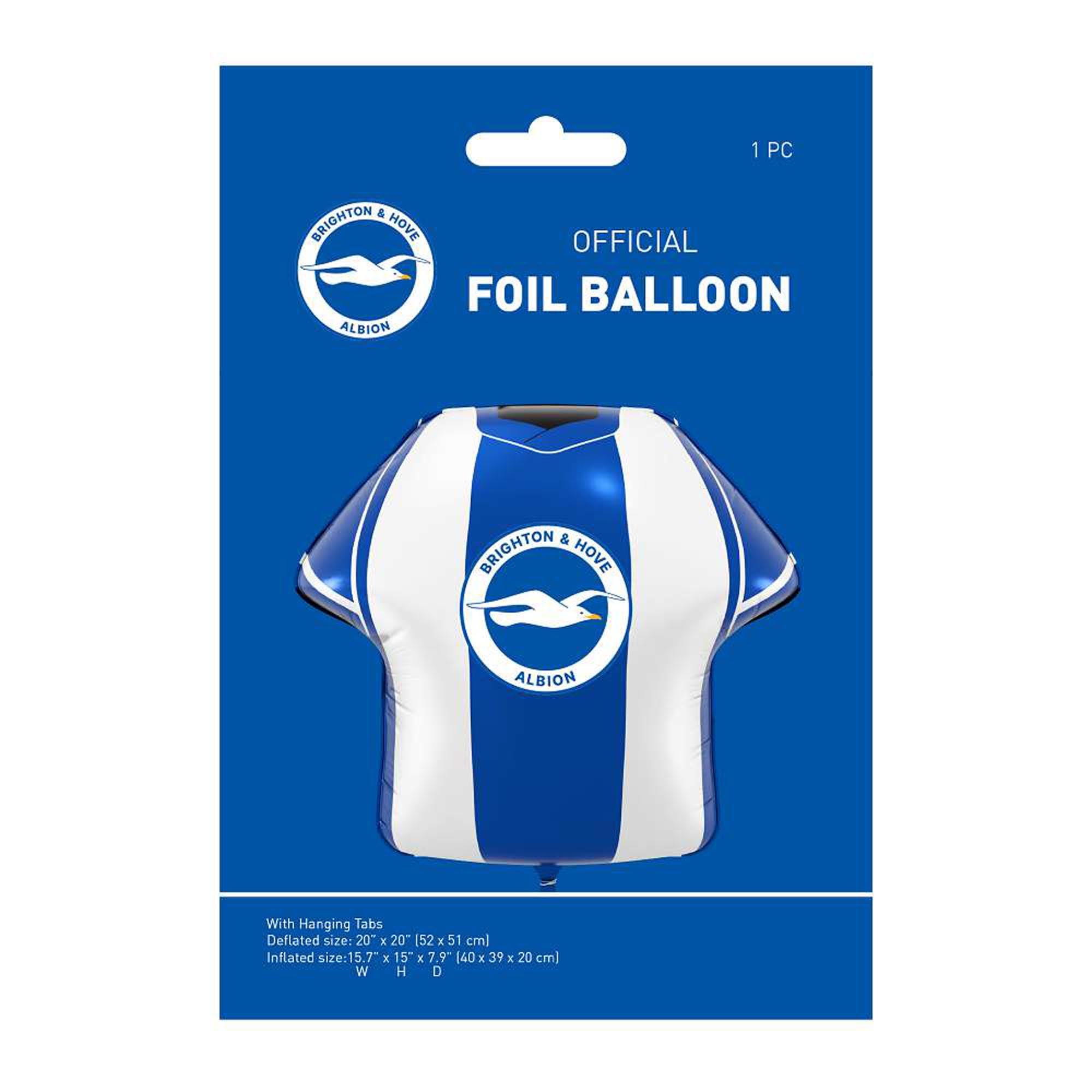 Brighton & Hove Albion FC 20-Inch Football Shirt Balloon