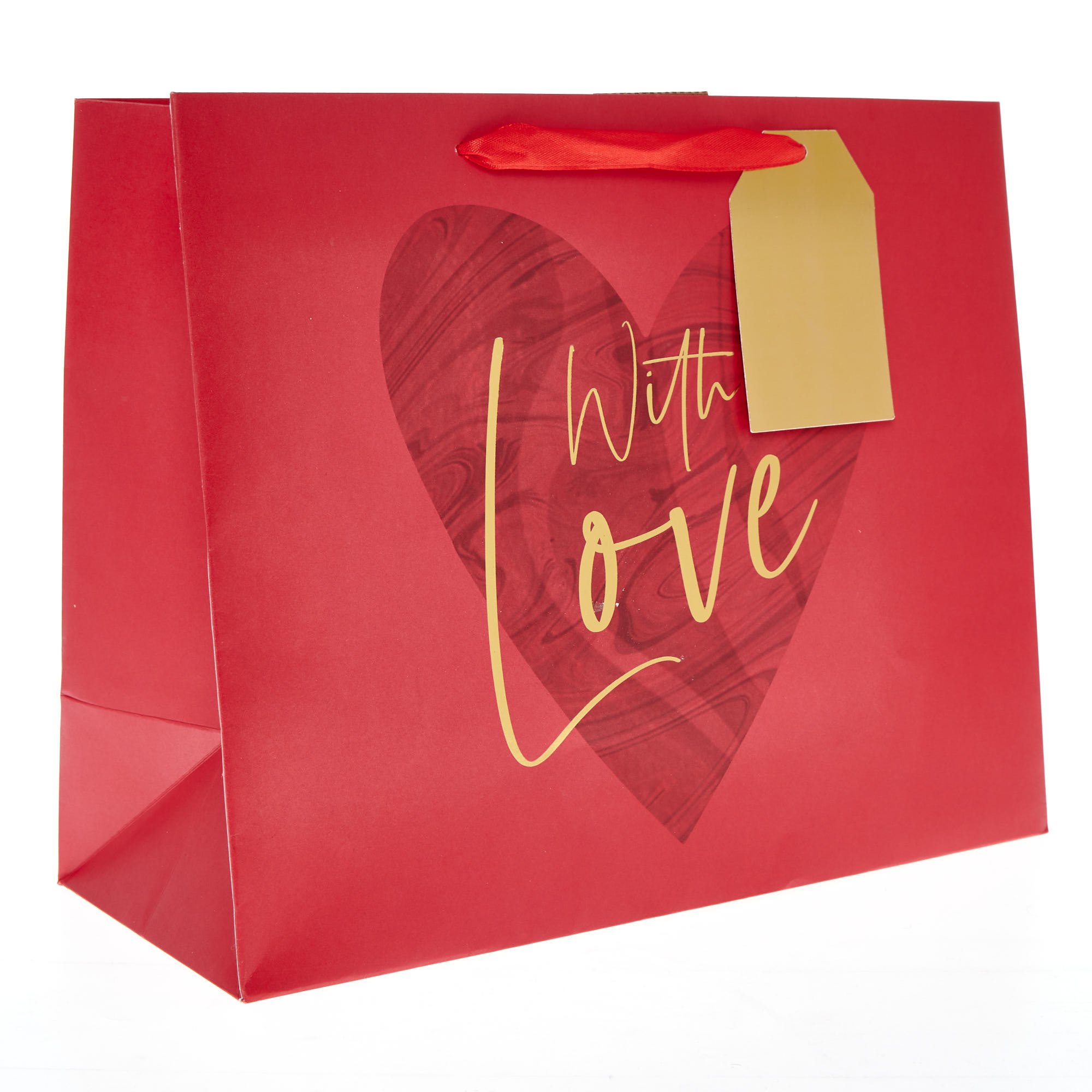 Buy With Love Large Landscape Valentine's Day Gift Bag for GBP 1.49