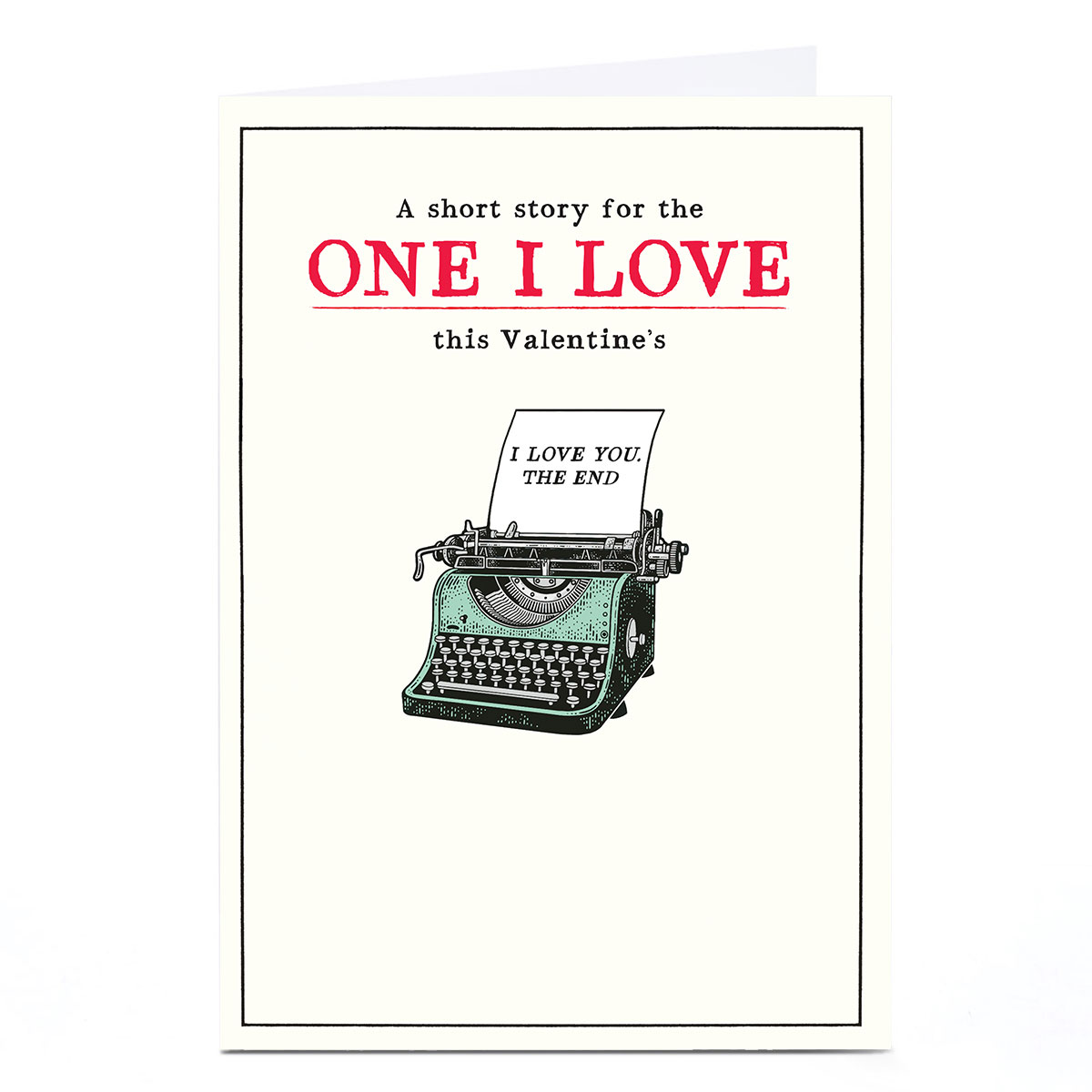 Valentine's Day Card - A Short Story for the One I Love