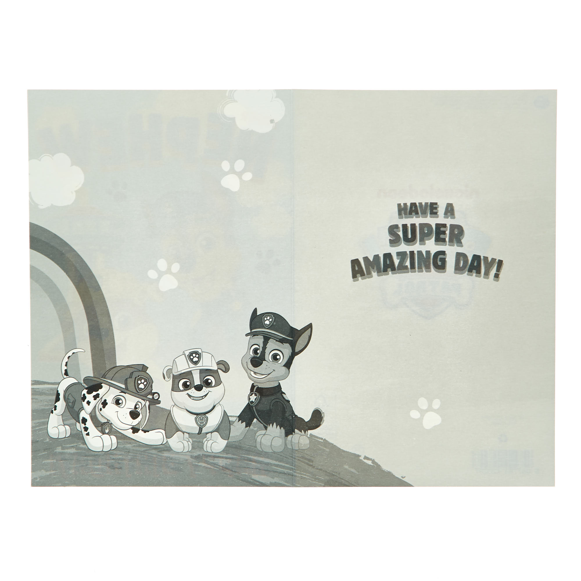 Nephew Paw Patrol Chase & Rubble Birthday Card