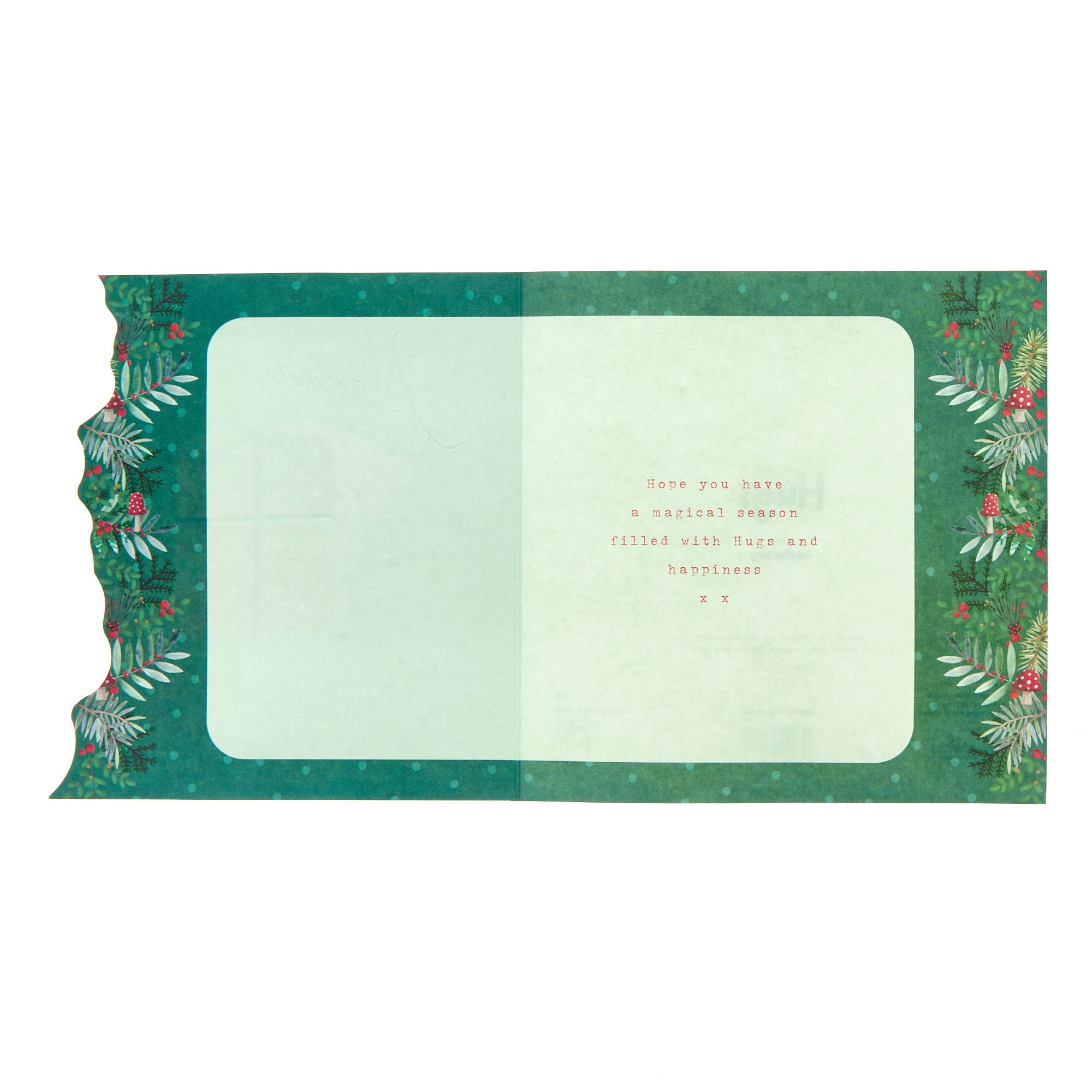 Nanna Hugs Present Christmas Card
