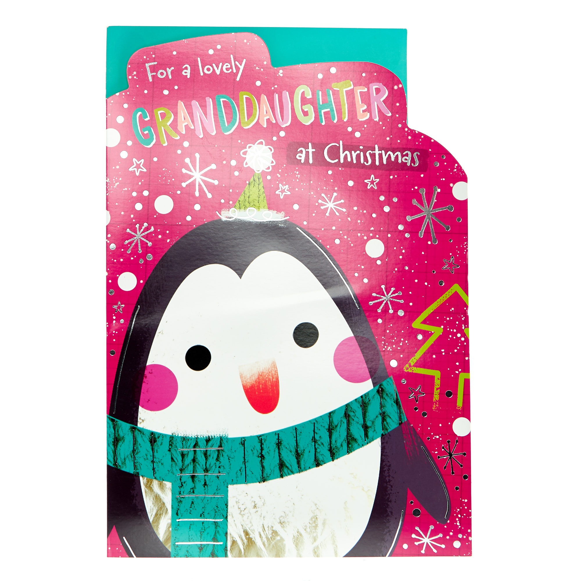 Giant Pop-Out Christmas Card - Lovely Granddaughter