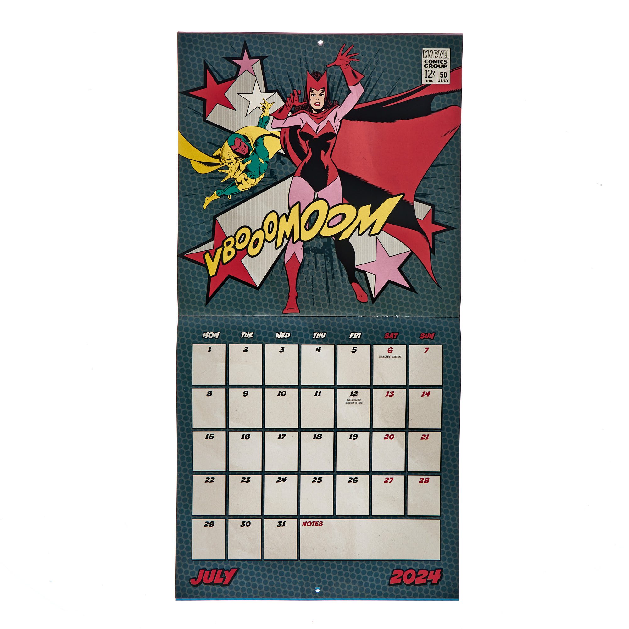 Marvel Official 2024 Square Calendar