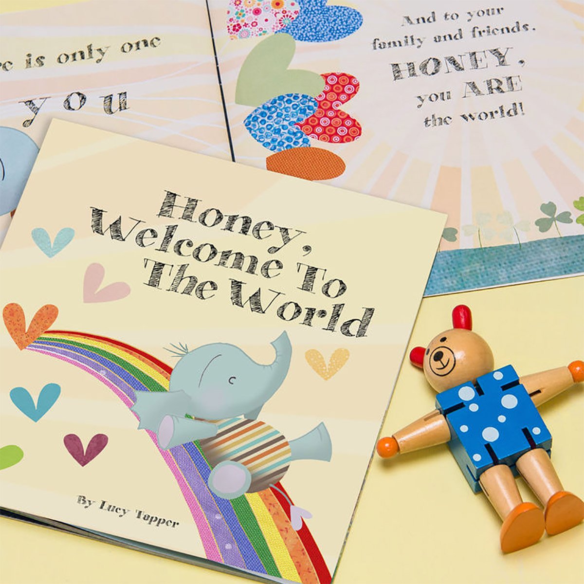Personalised Welcome To The World Book