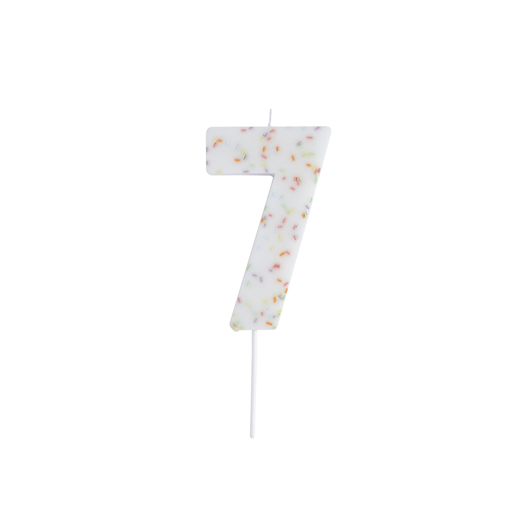 Giant Sprinkle Number Cake Candle (0-9)