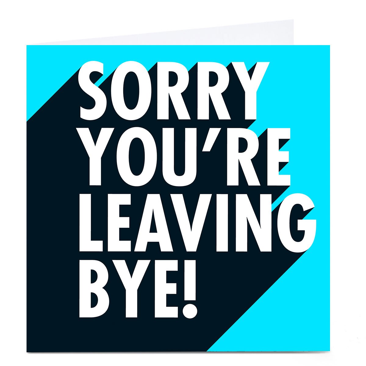 Personalised Hello Munki Card - Sorry You're Leaving! 