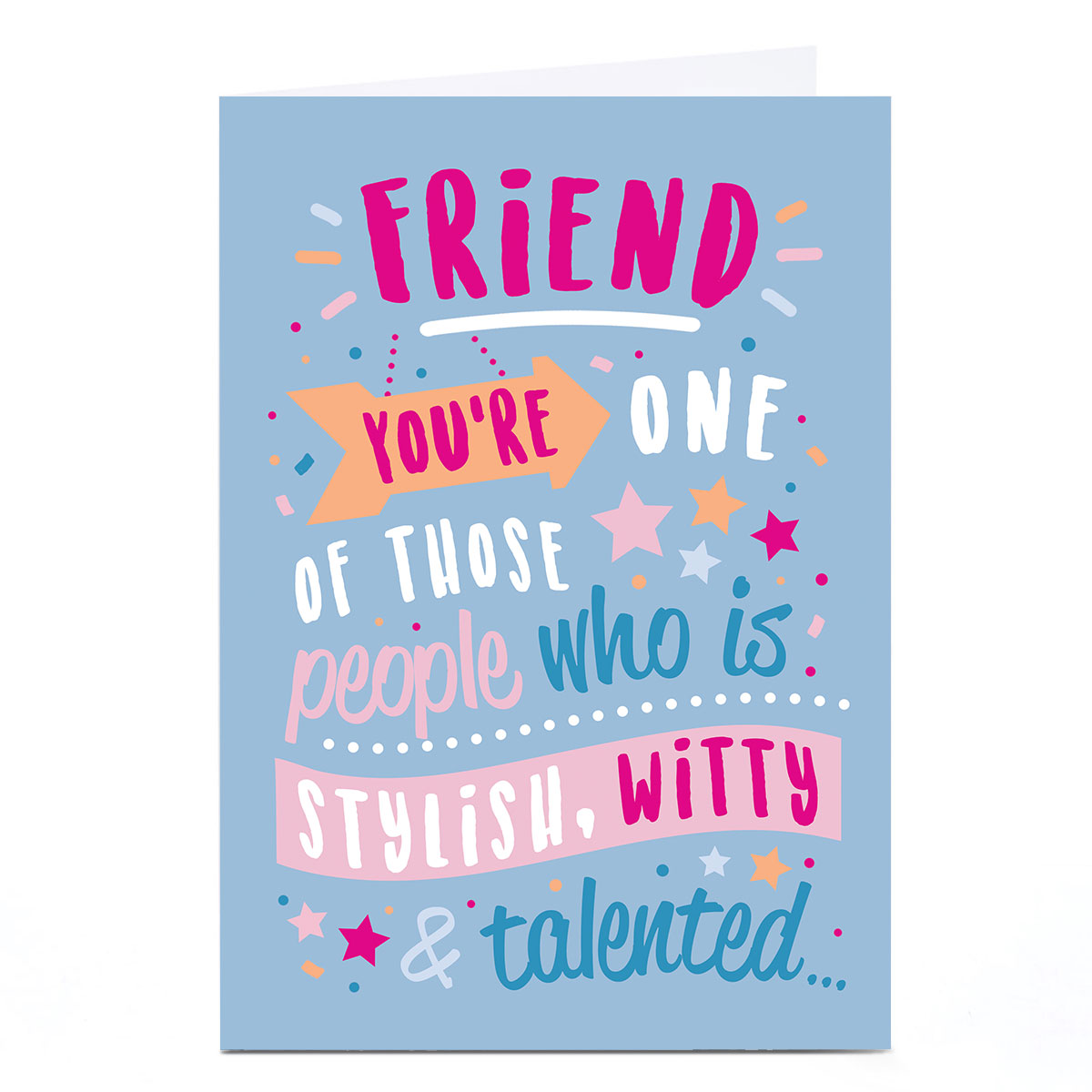 Personalised Birthday Card - Friend Guess It Takes One To Know One