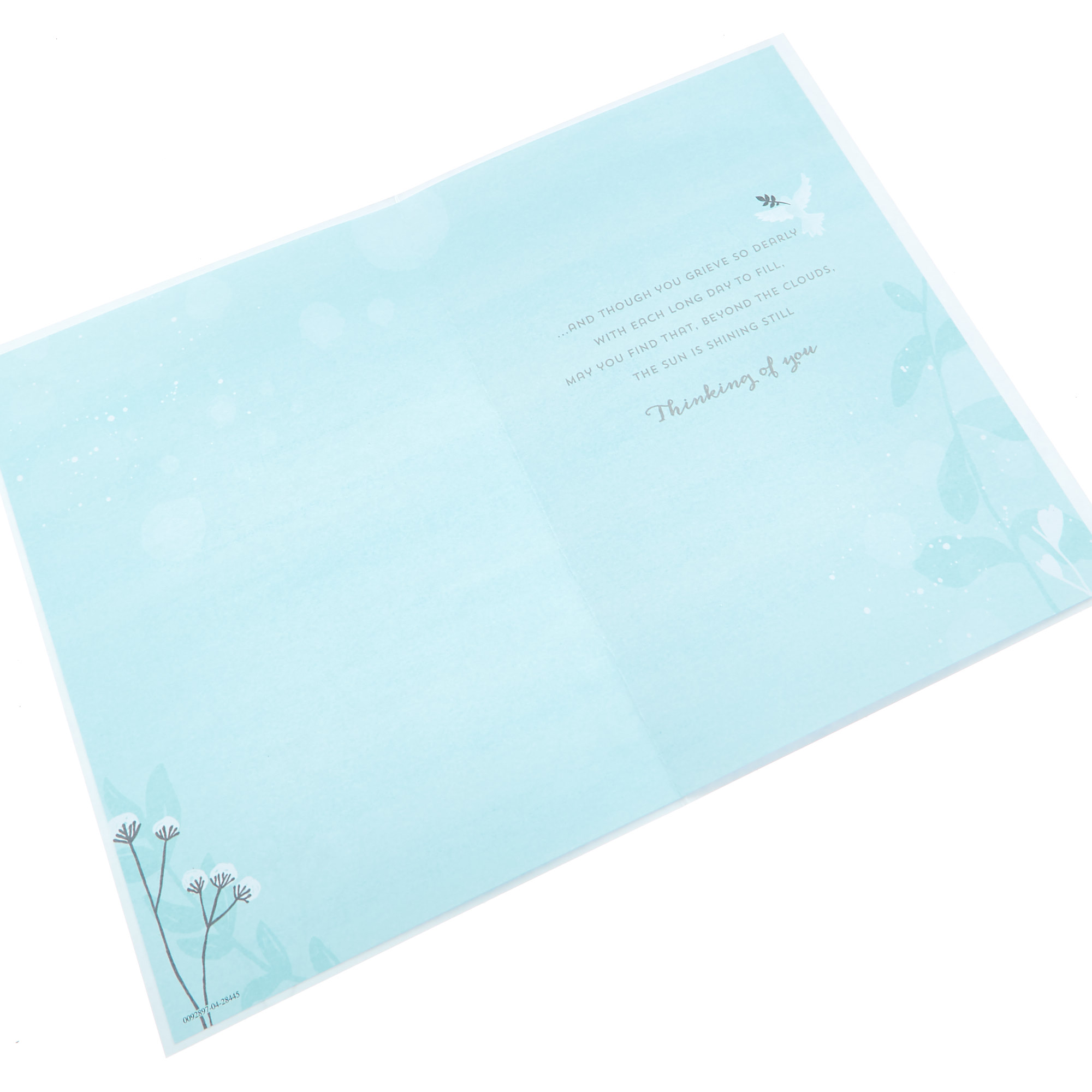 Sympathy Card - Heavenly Peaceful Calm