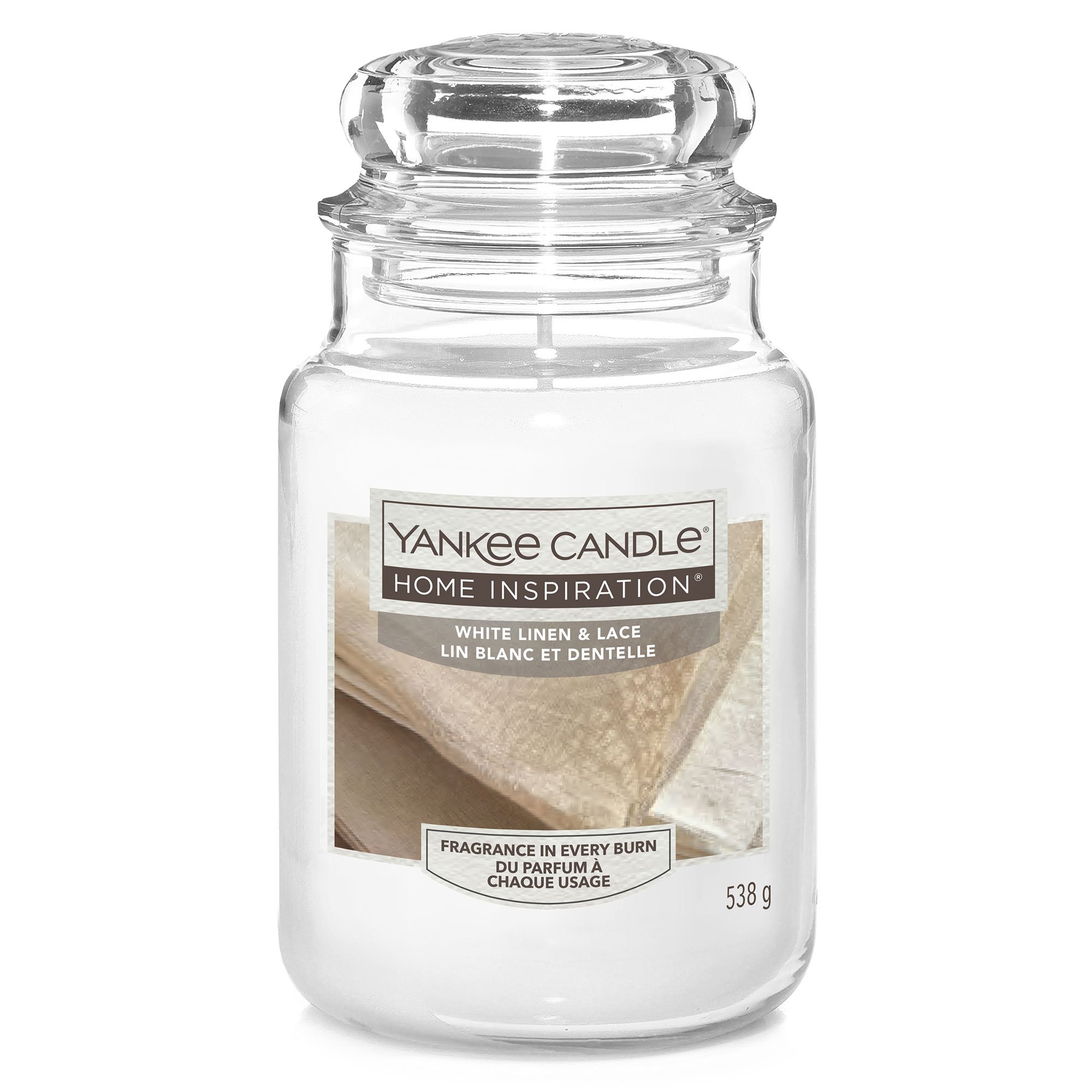 Yankee Candle Home Inspiration White Linen & Lace Large Jar