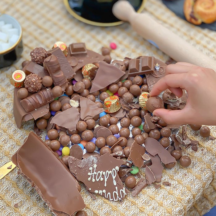 Personalised Chocoholic Smash Cake