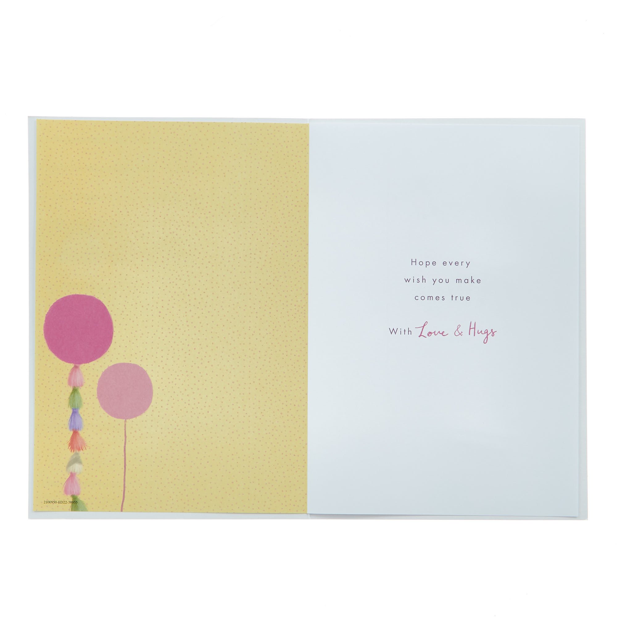 Hugs Birthday Card - For You Mam 