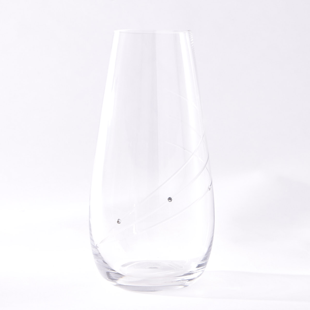 Diamante Glass Vase