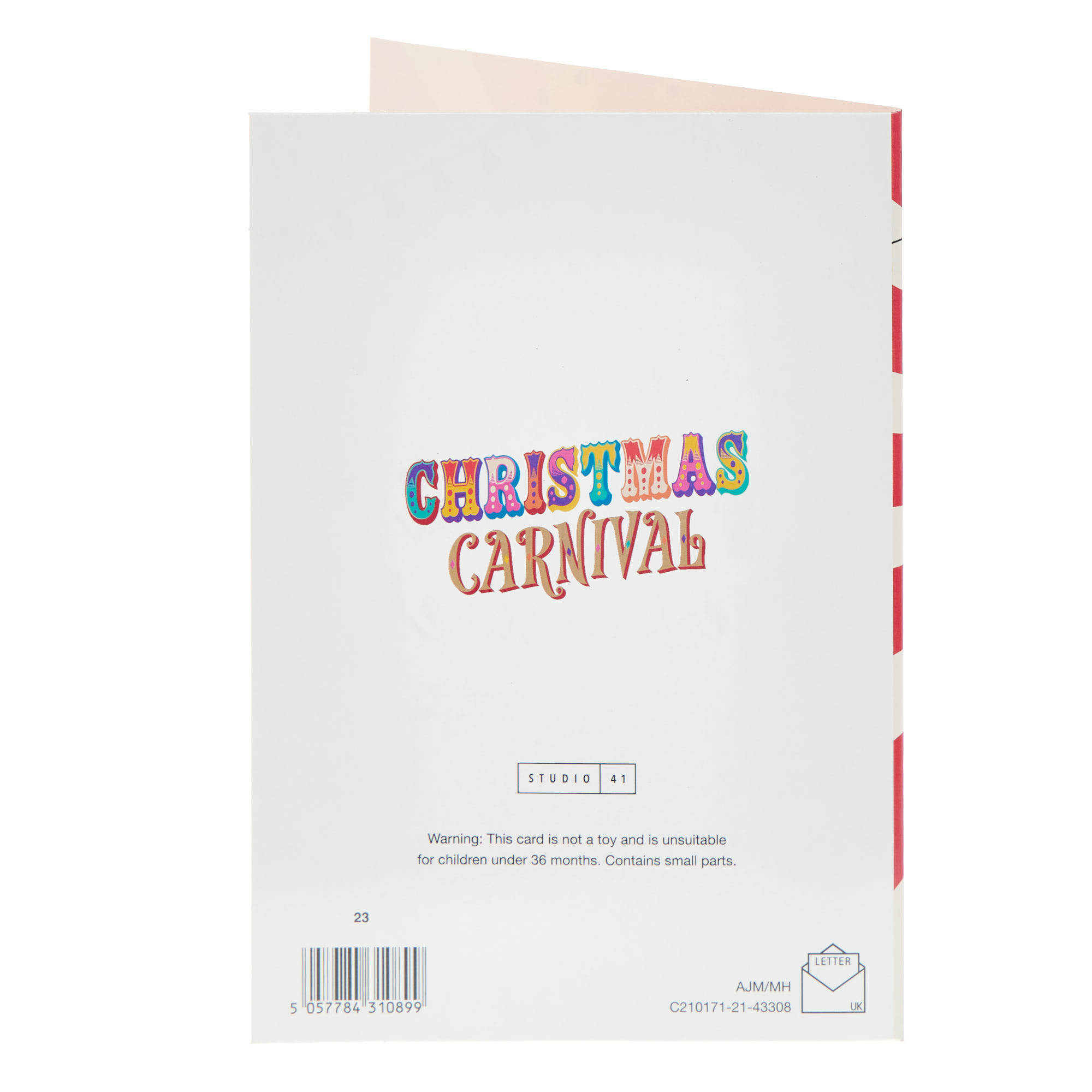 From our House to Yours House Carnival Christmas Card