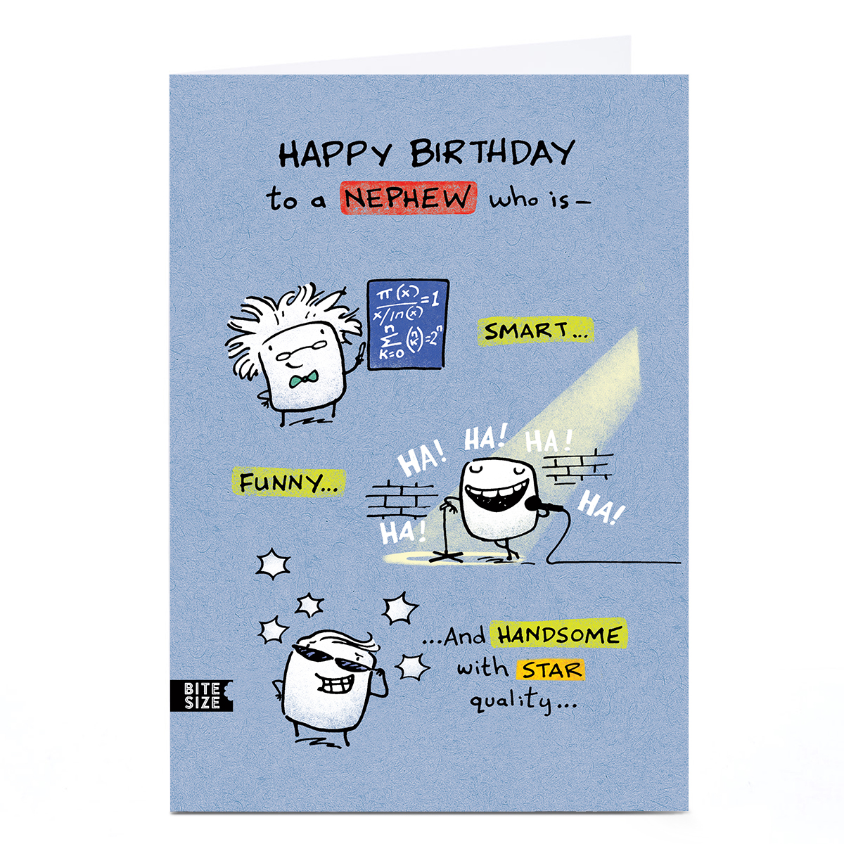 Birthday Card - It's Clear We're Related, Nephew