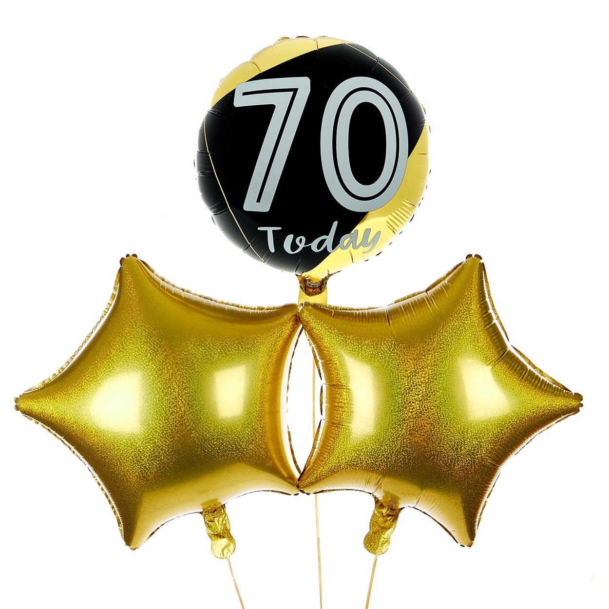 70 Today Birthday Balloon Bouquet - DELIVERED INFLATED!