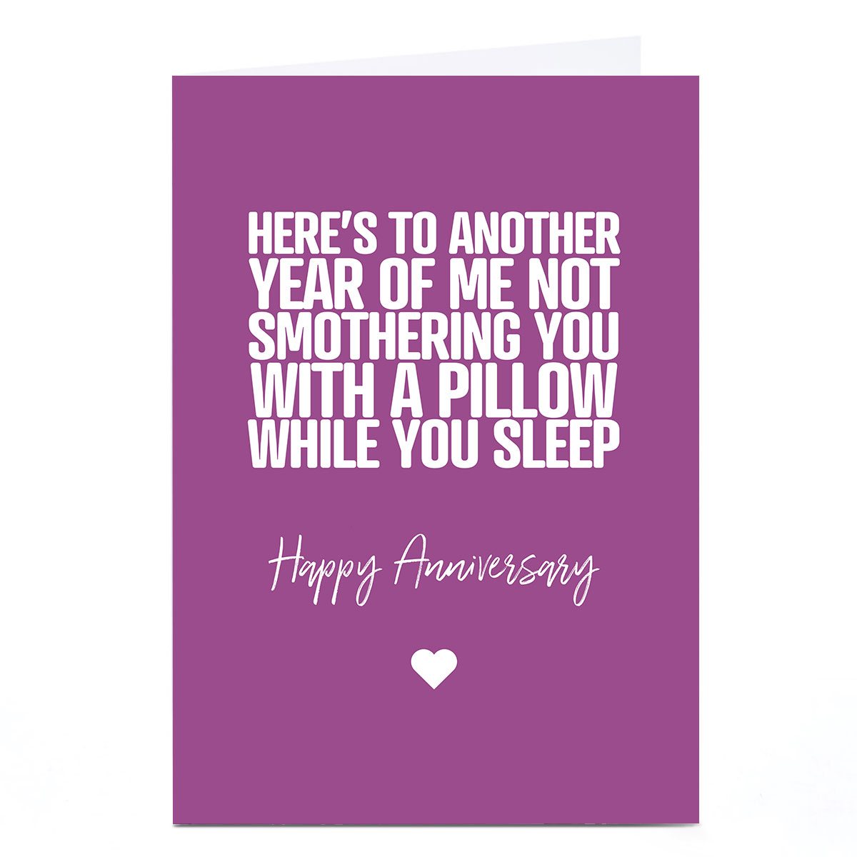 Personalised Punk Anniversary Card - Smothering You