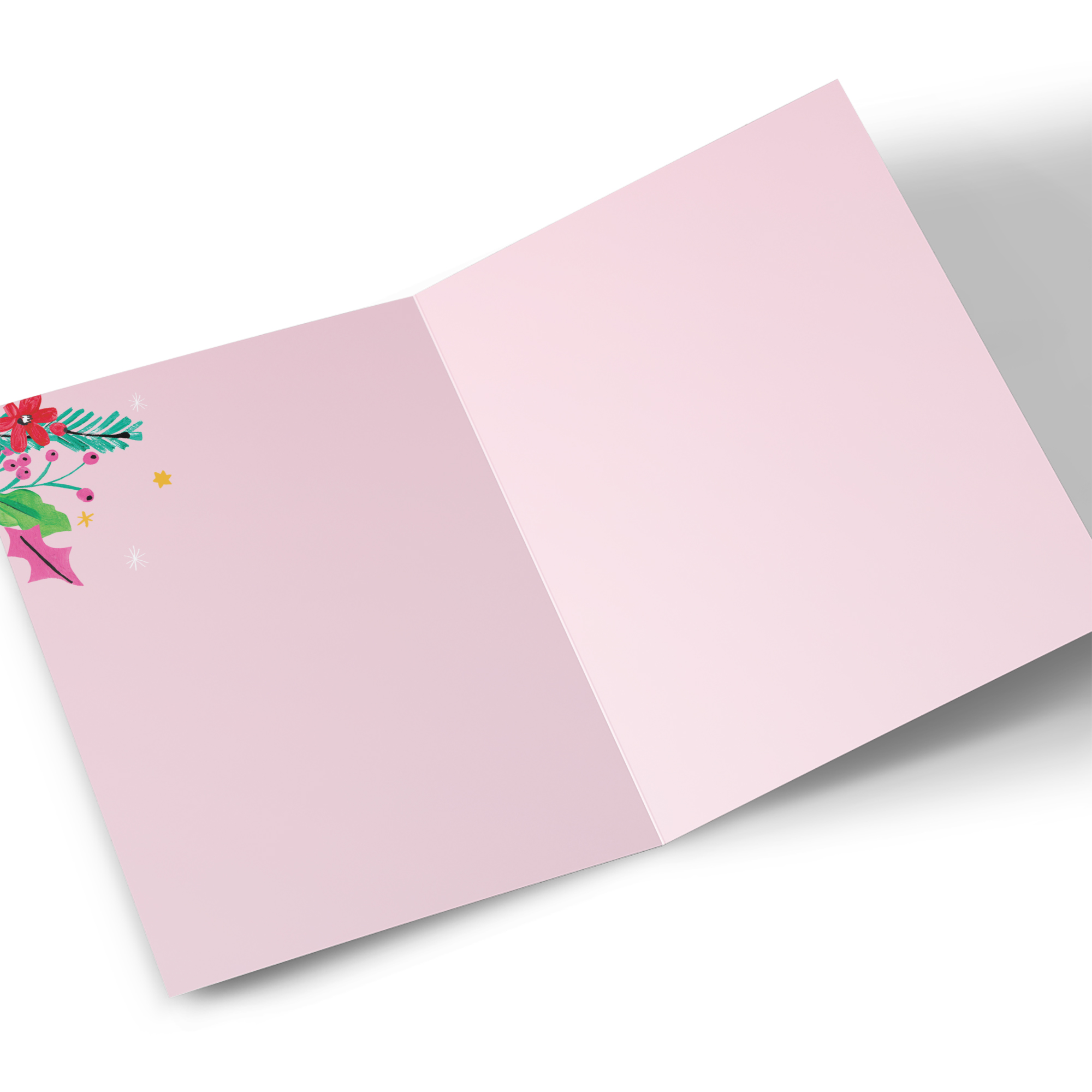 Personalised Christmas Card - Modern Baubles, Friend