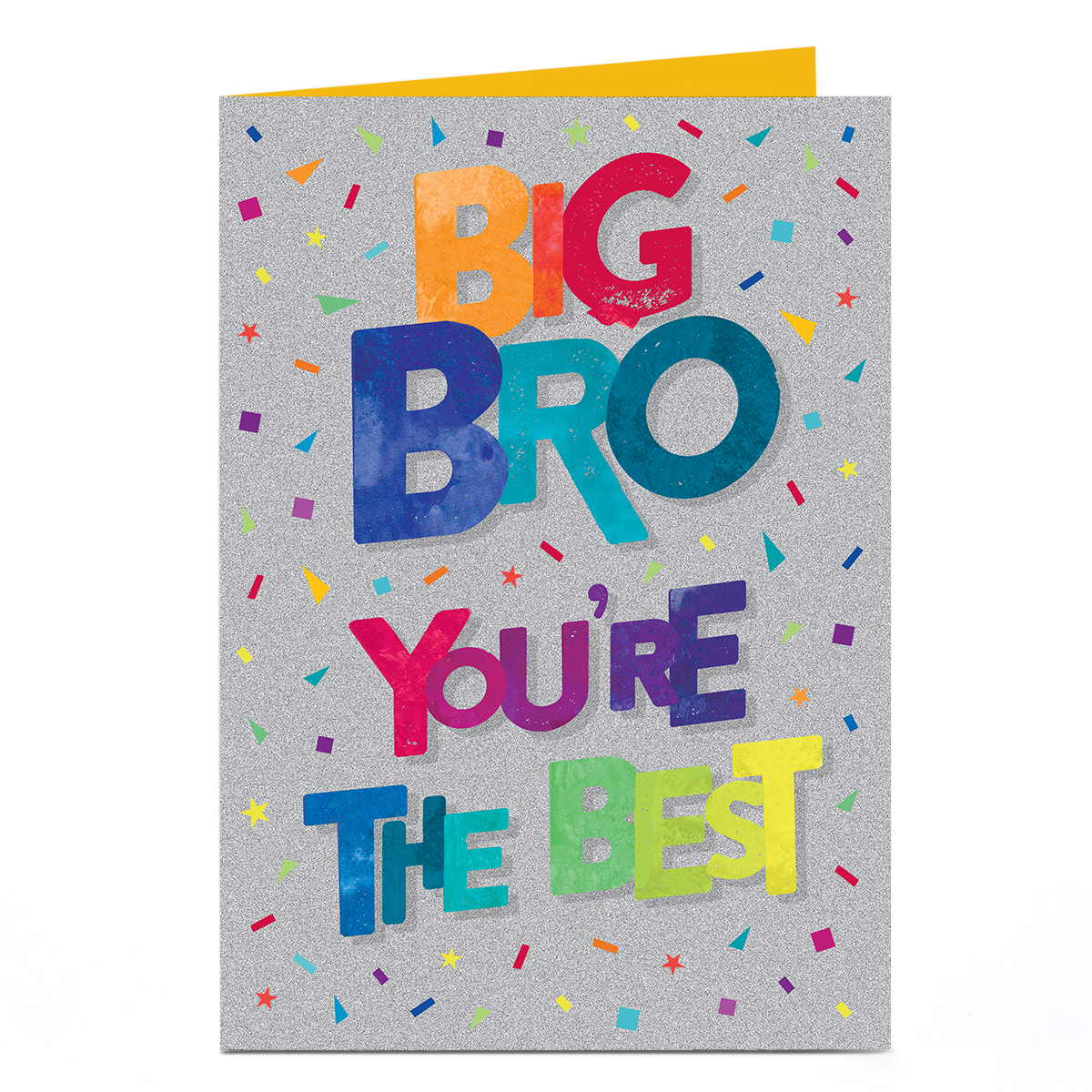 Birthday Card - Big Bro You're The Best