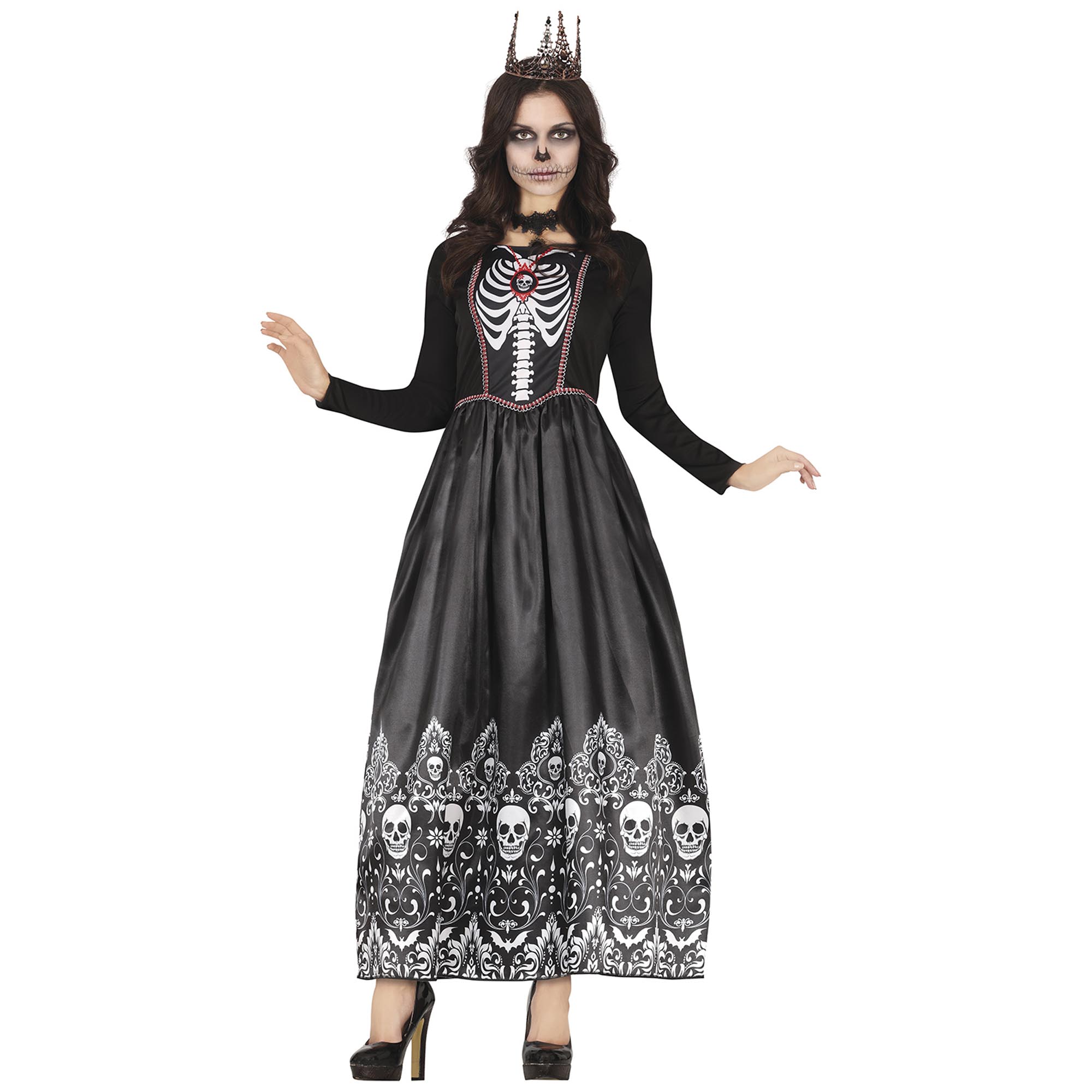 Royal Skeleton Adult Fancy Dress Costume