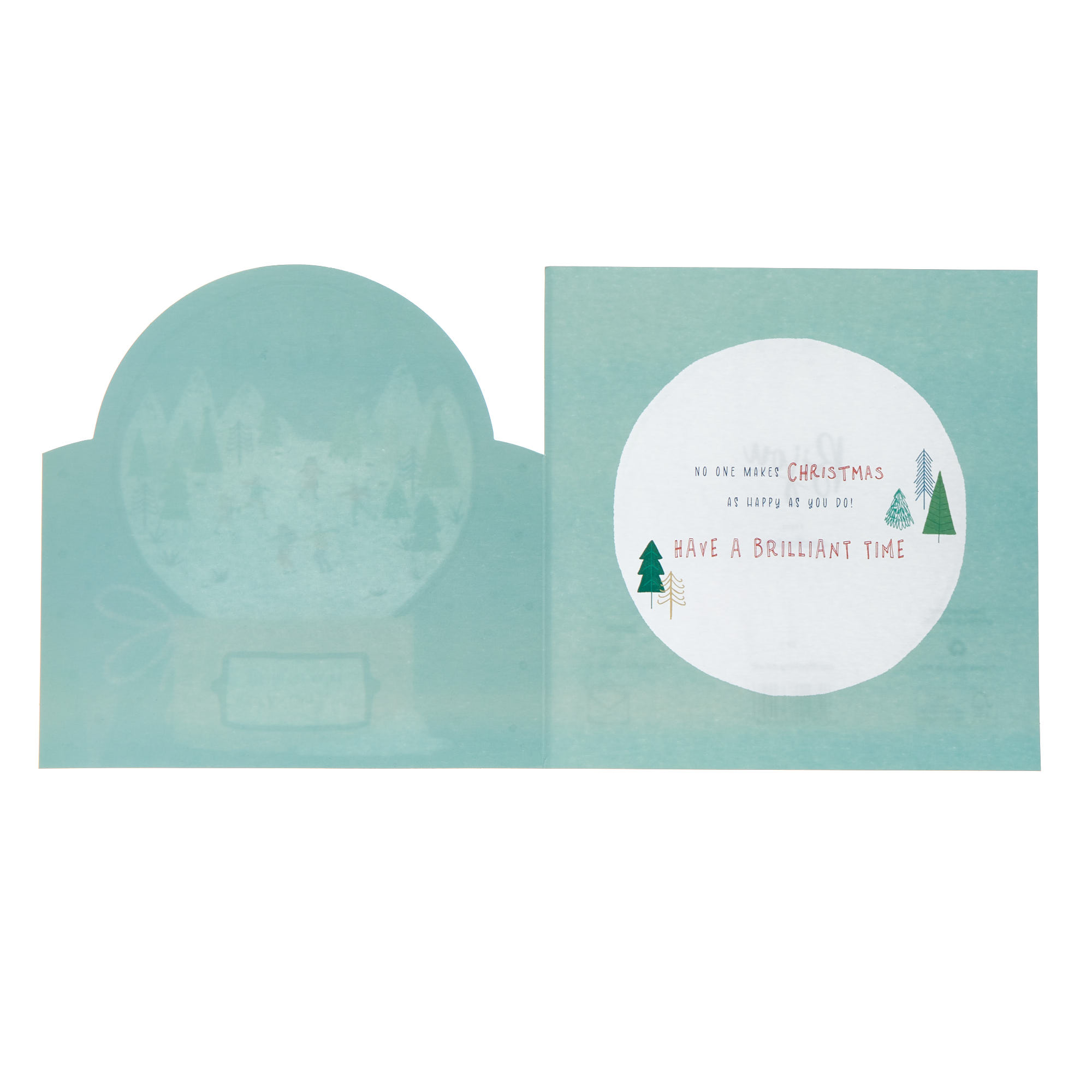 Special Friend Snow Globe Christmas Card