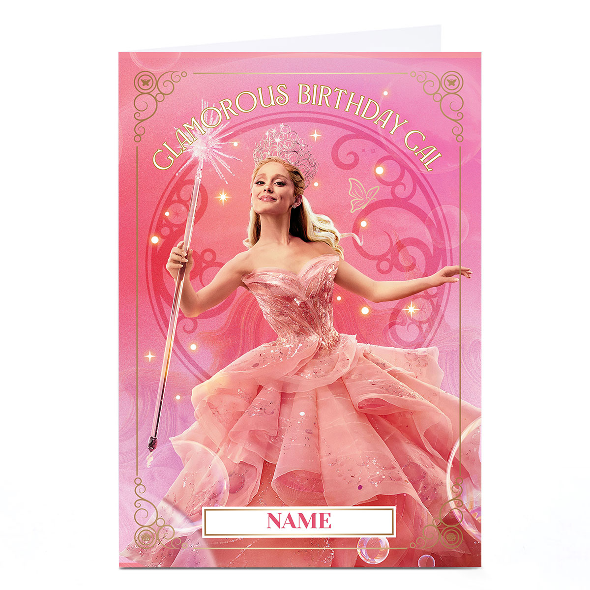 Personalised Birthday Card - Glinda with Name
