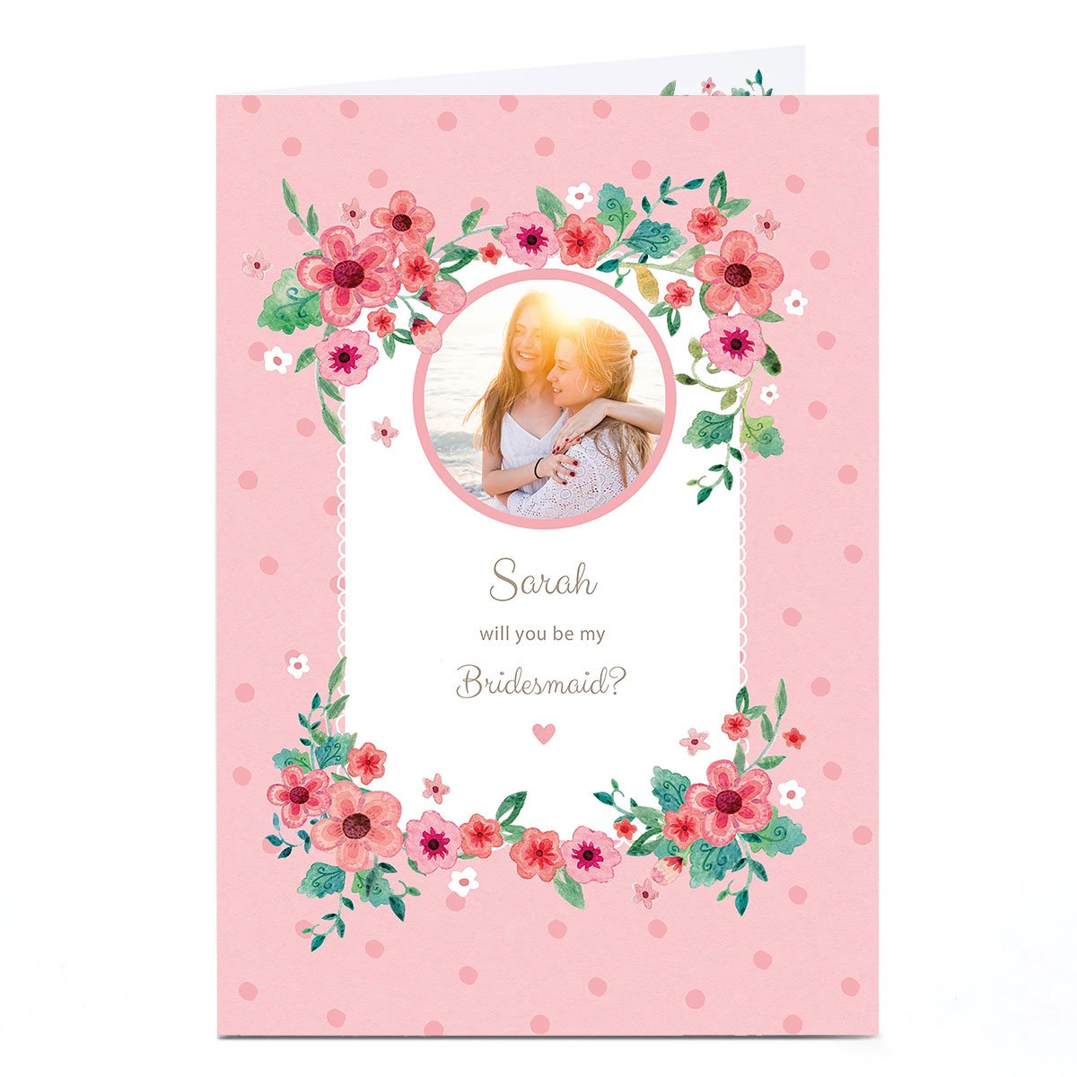 Photo Wedding Card - Will you be my Bridesmaid?