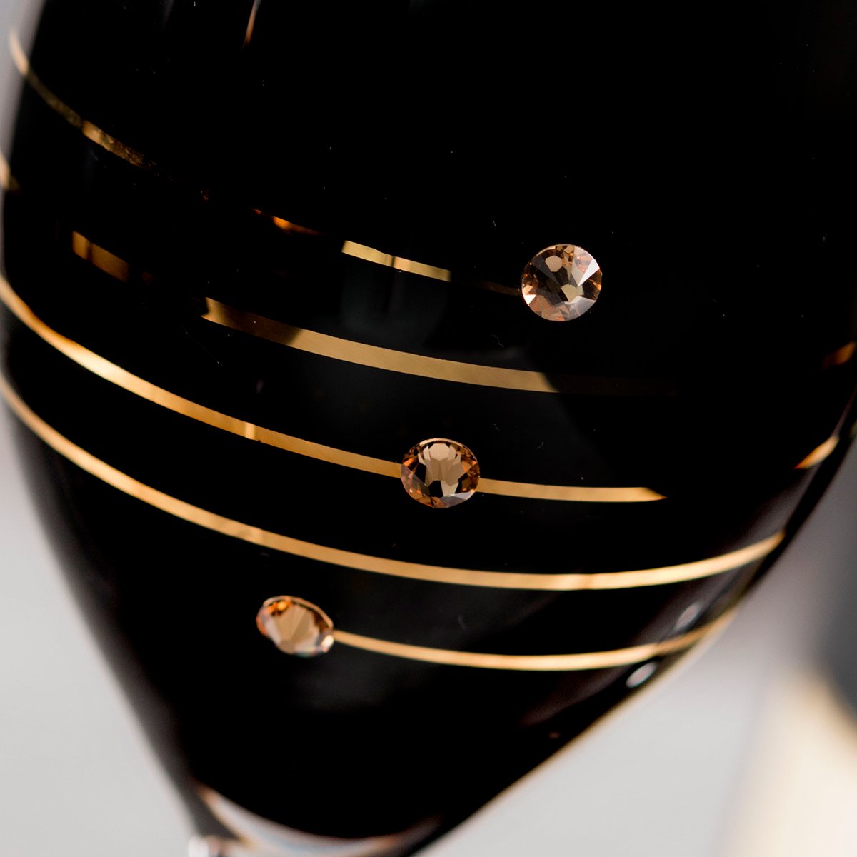 Nero Platinum Champagne Flute Pair