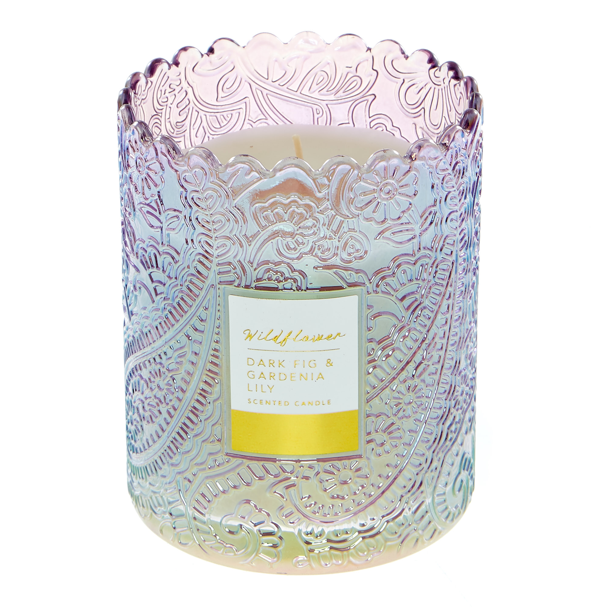 Wildflower Dark Fig & Gardenia Lily Scented Candle