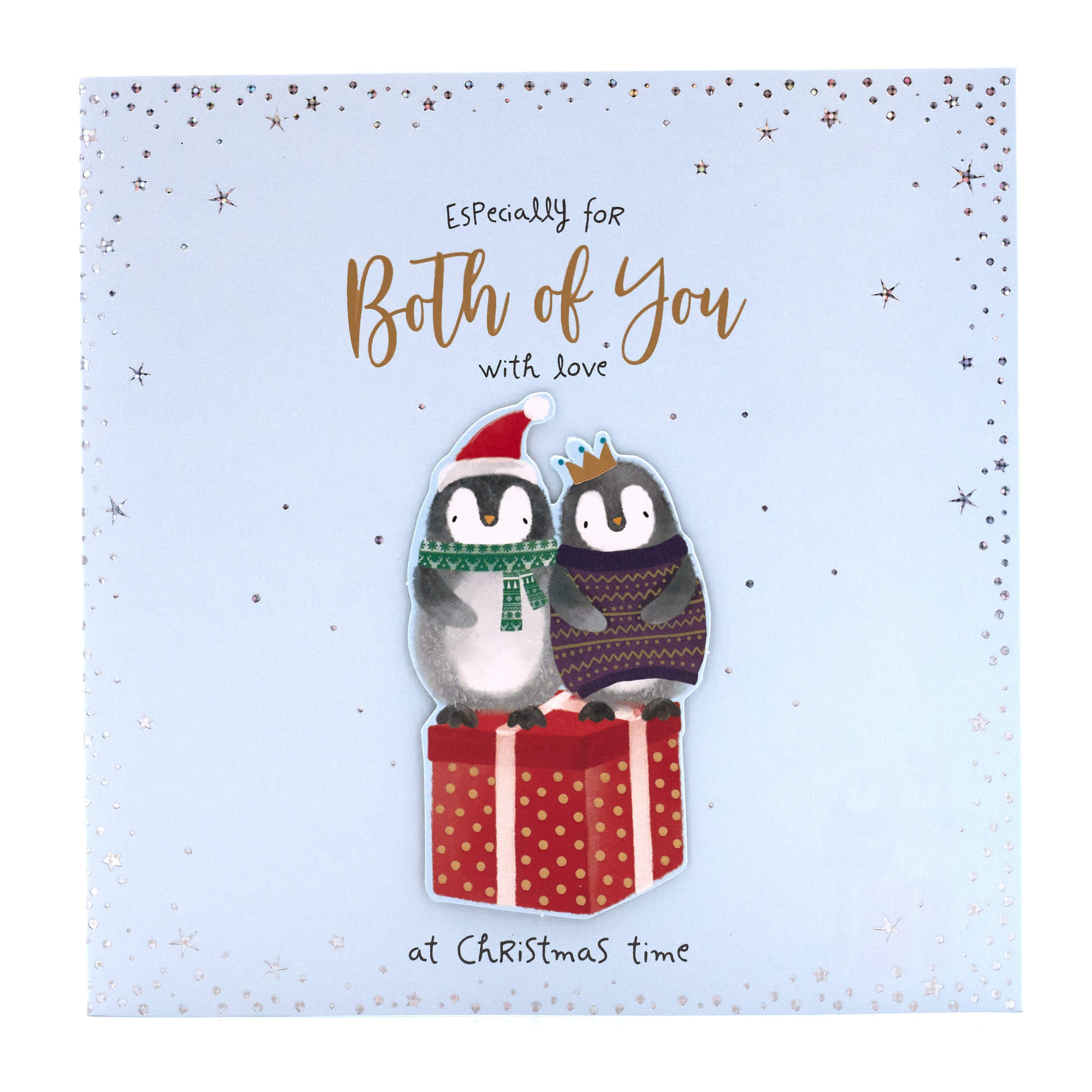 Boutique Collection Christmas Card - Both Of You penguins
