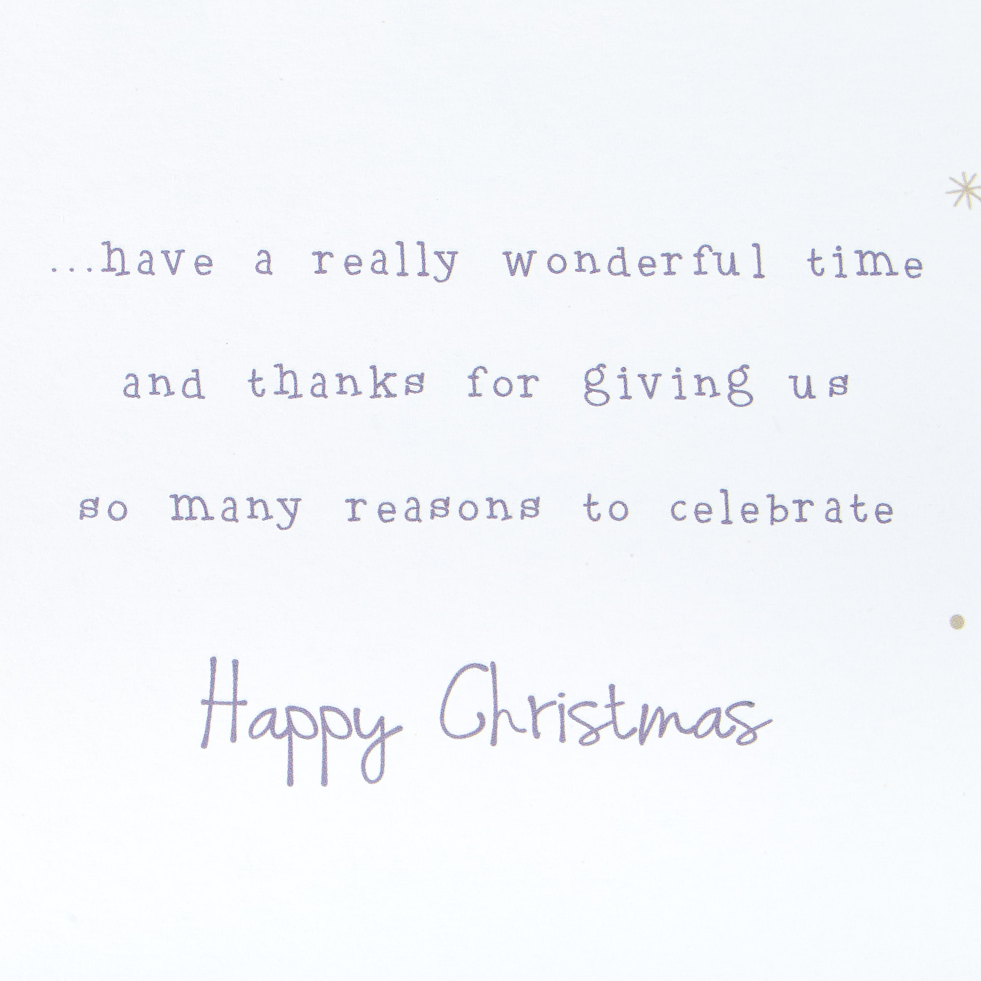 Christmas Card - Son And Daughter In Law, Classic Verse