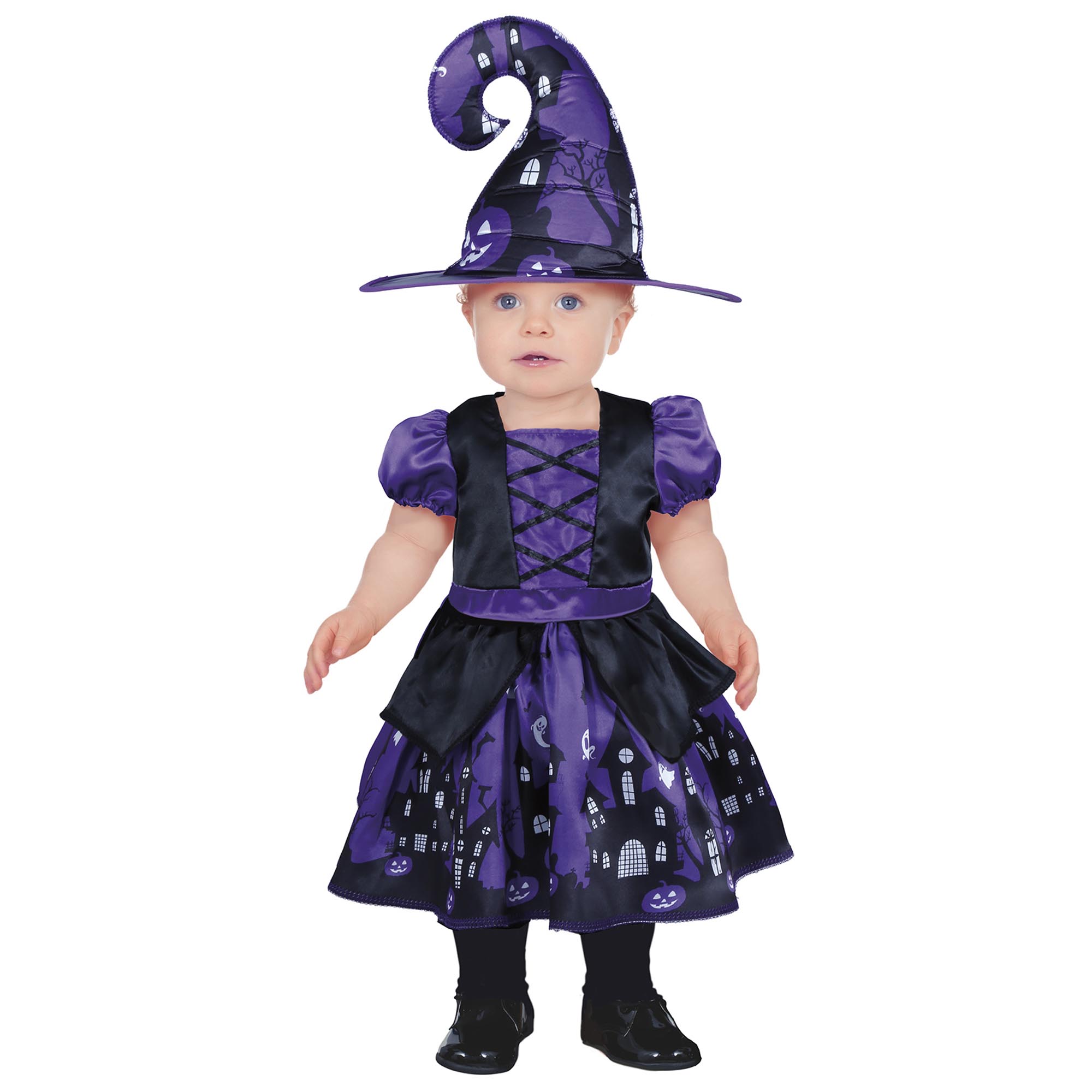 Purple Witch Infant Fancy Dress Costume 