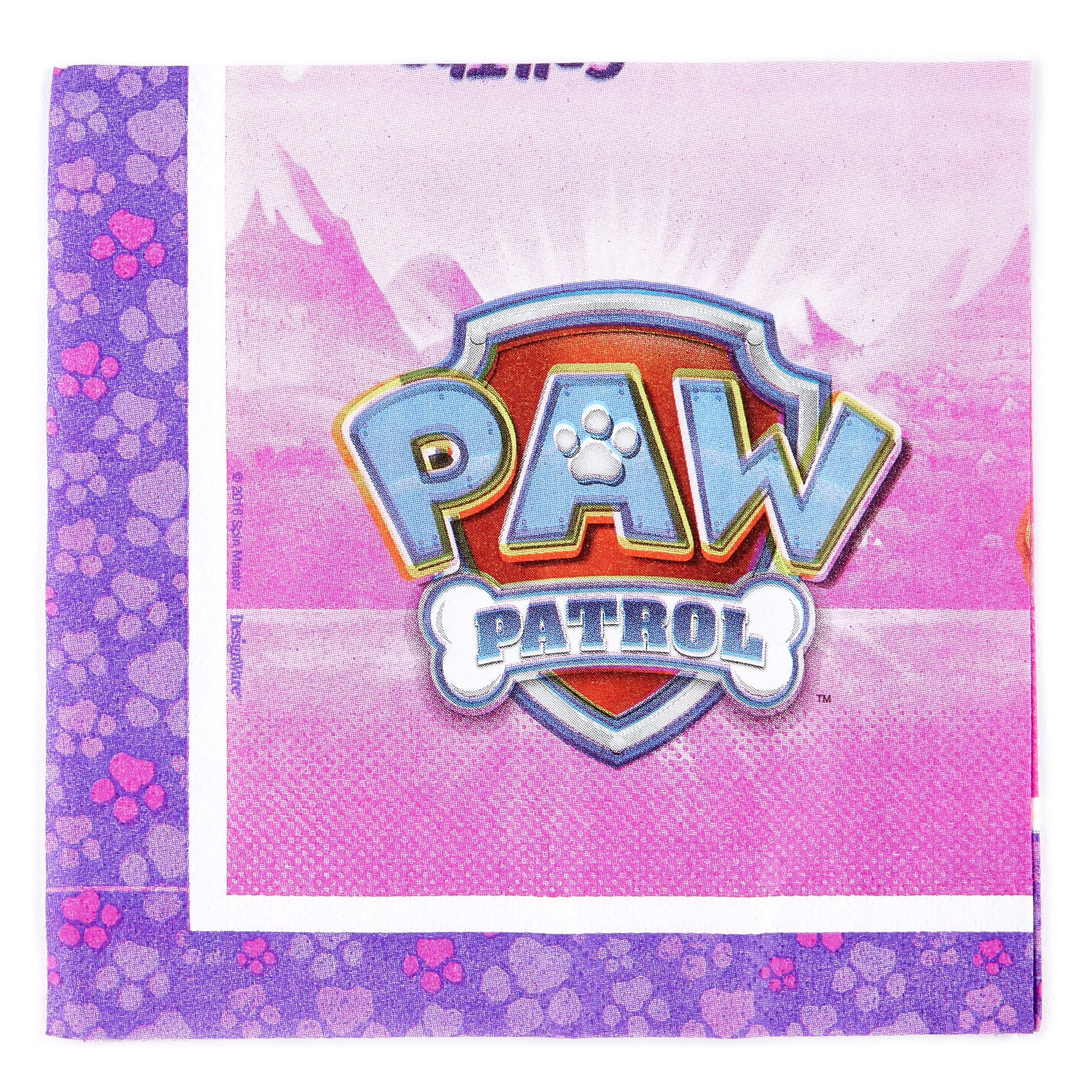 Pink Paw Patrol Party Tableware & Decorations Bundle - 16 Guests