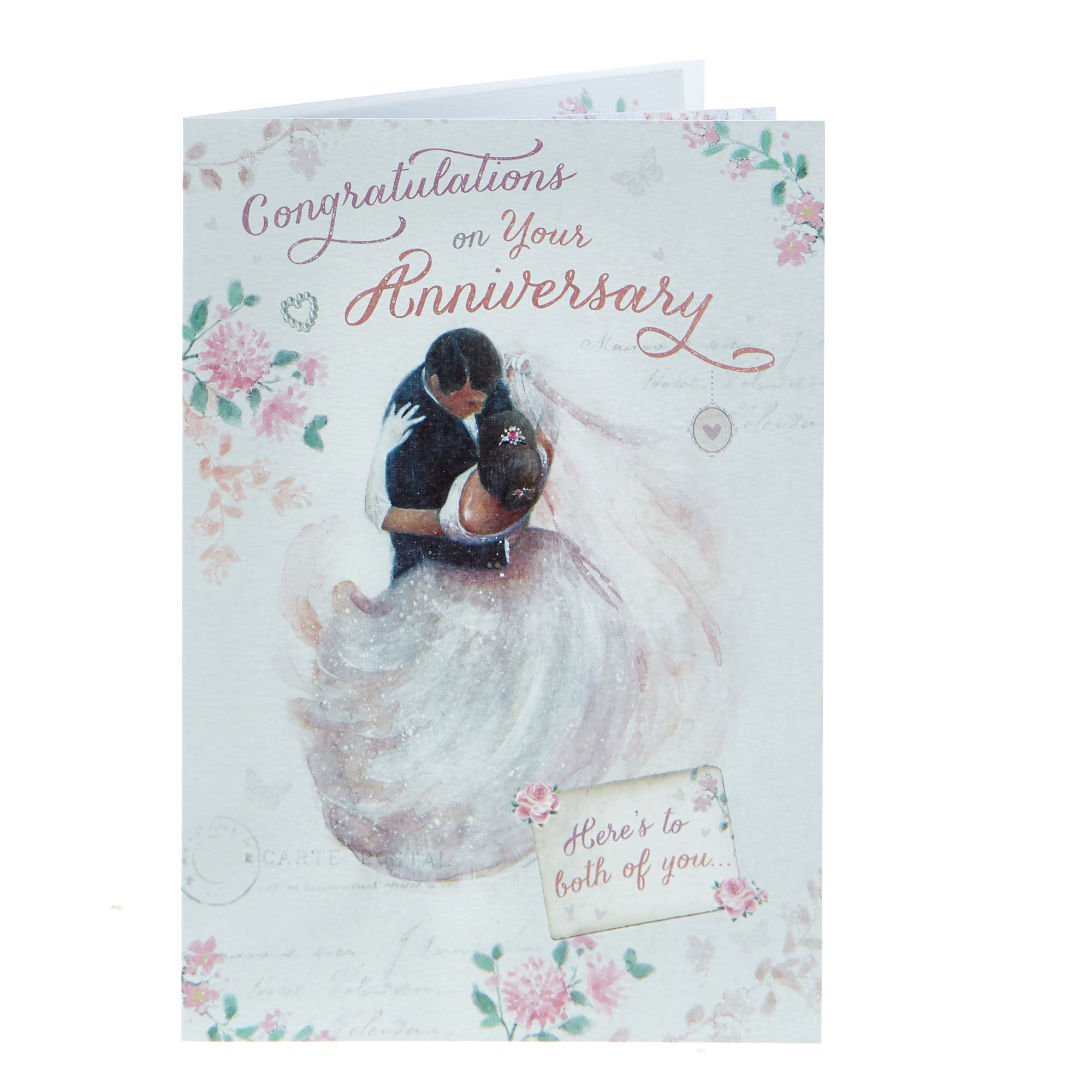 Anniversary Card - Here's To Both Of You
