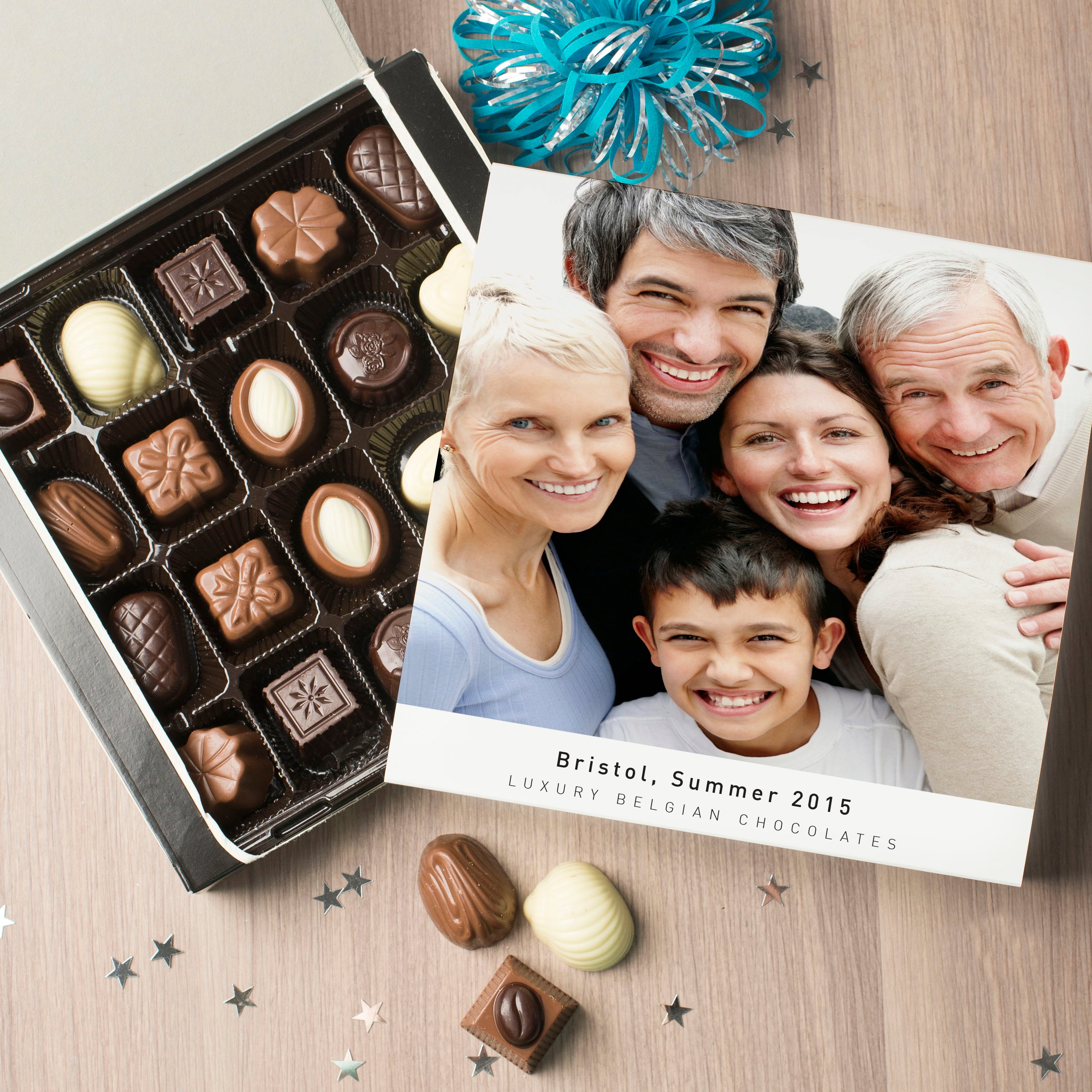 Personalised Belgian Chocolates - Full Picture & Message