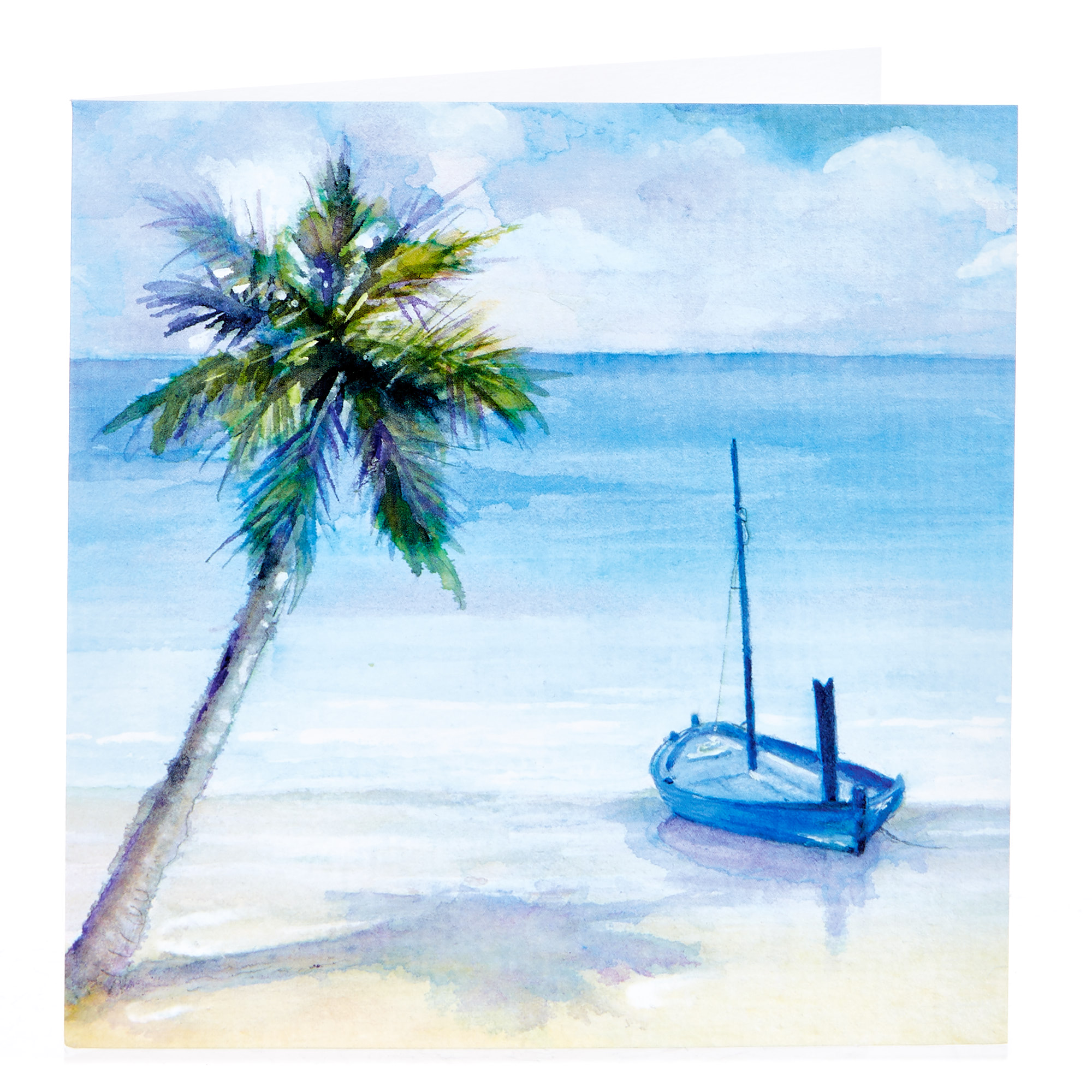 Blank Card - Beachfront Watercolour