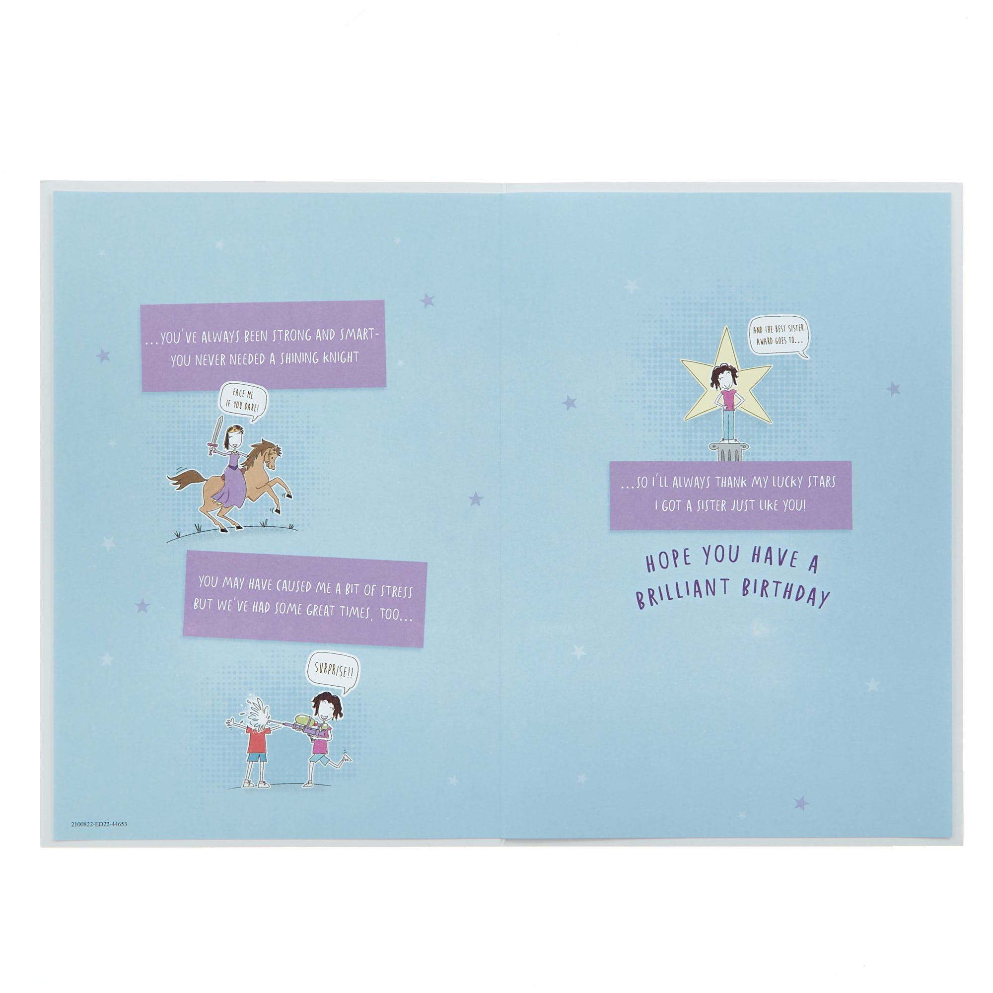 Birthday Card - Sister, You Were Sometimes A Drama Queen...