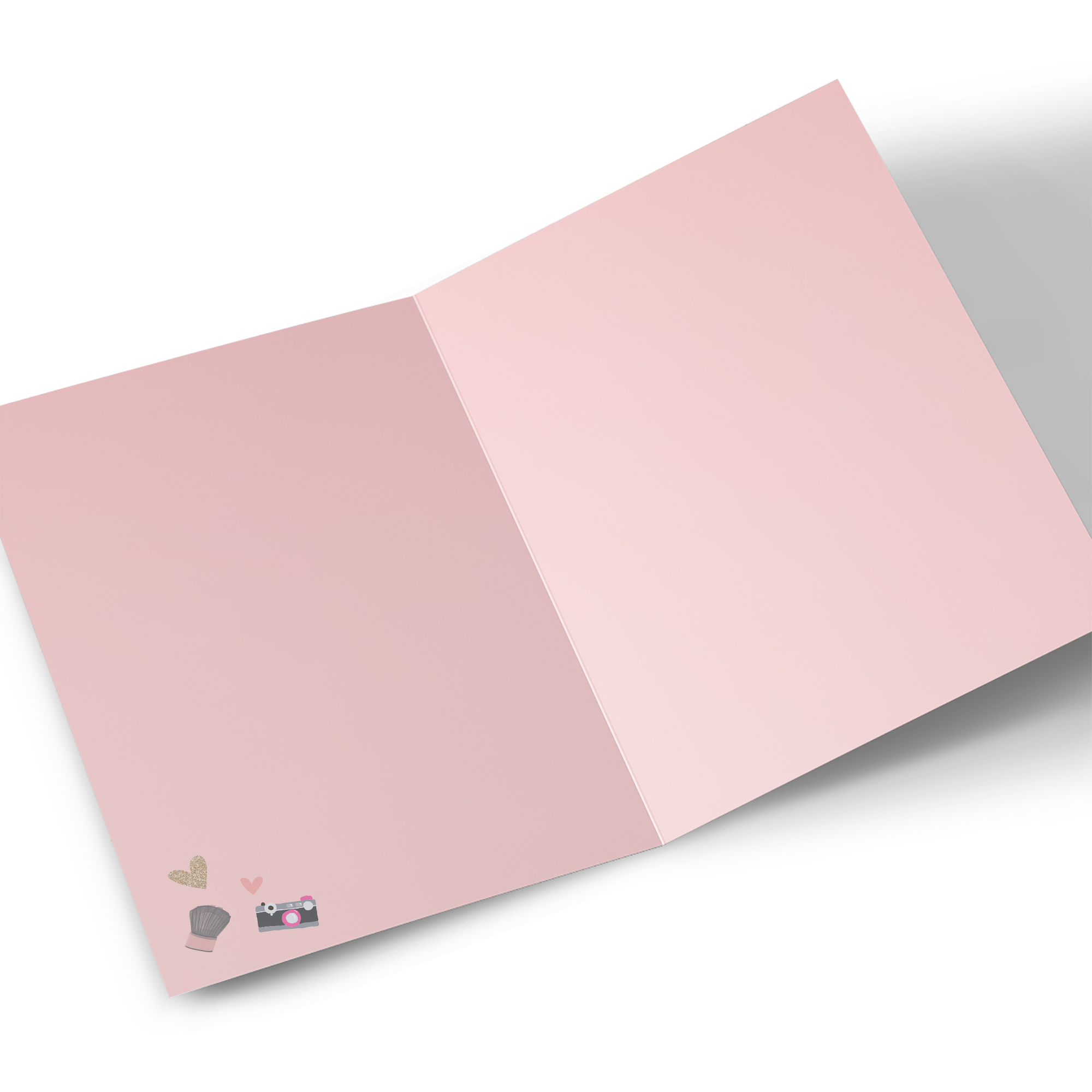 Photo Birthday Card - Pink, Granddaughter