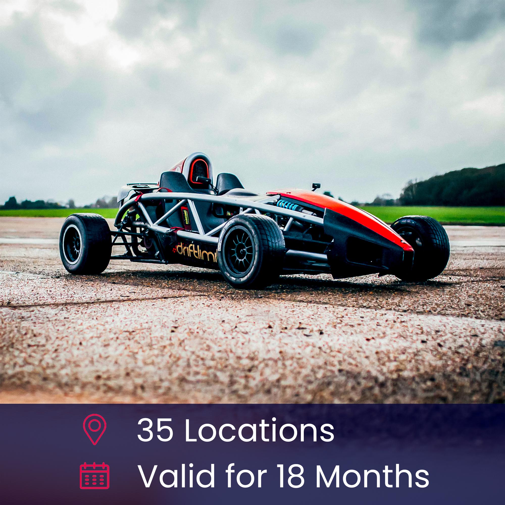 Ariel Atom Thrill with High Speed Passenger Ride Gift Experience Day