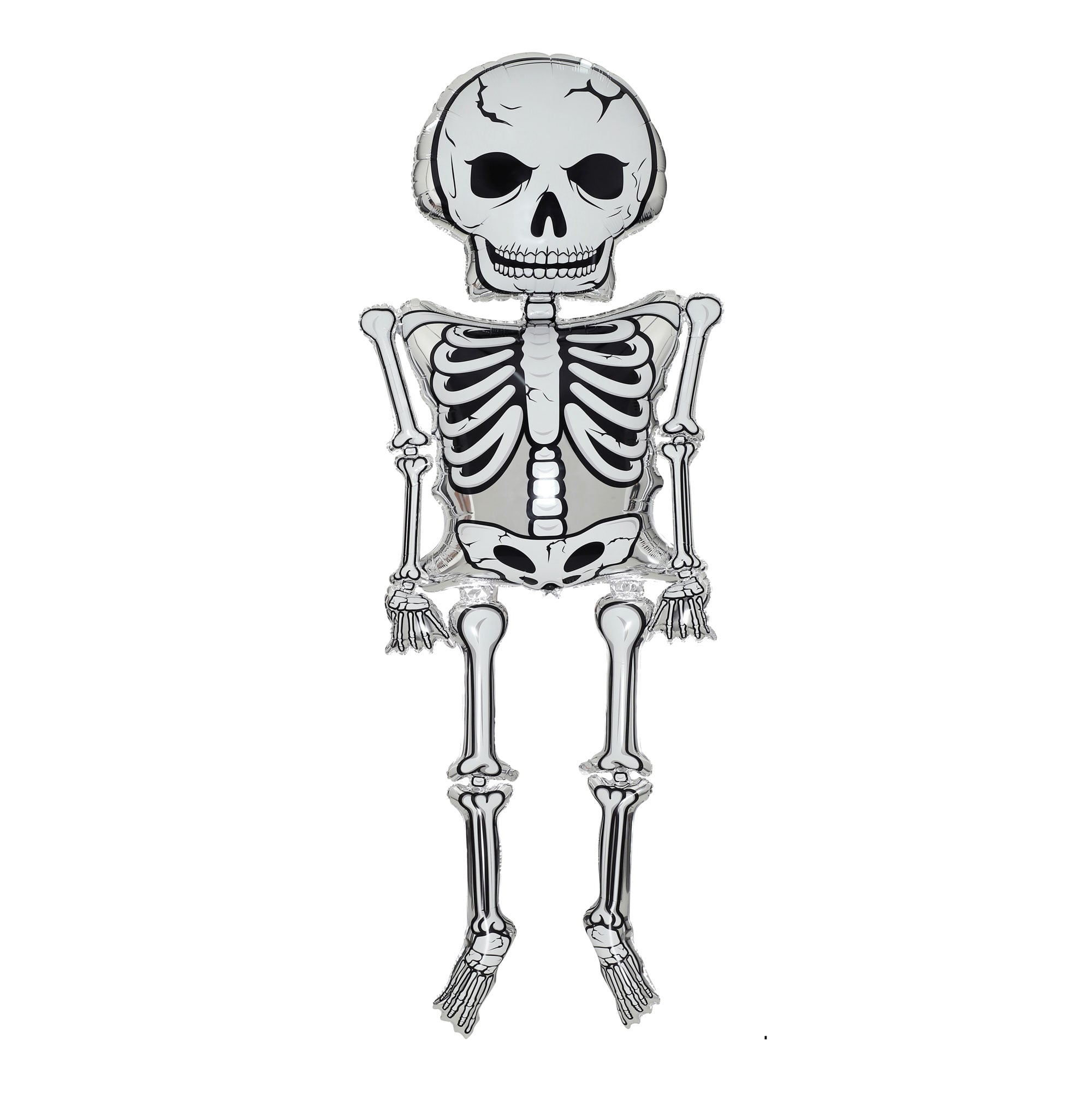 Super Size Air-Fill Skeleton Foil Balloon 2.71m