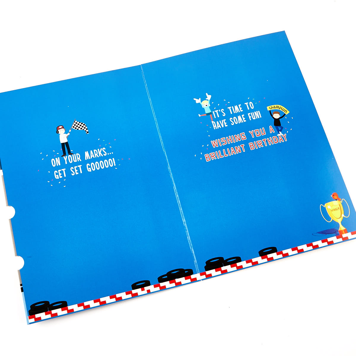 Signature Collection Birthday Card - Brother Race Cars