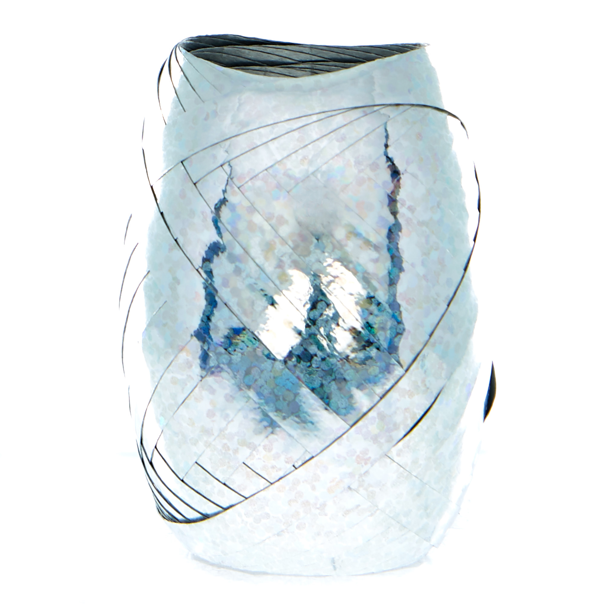 Holographic Silver Curling Ribbon - 10 Metres