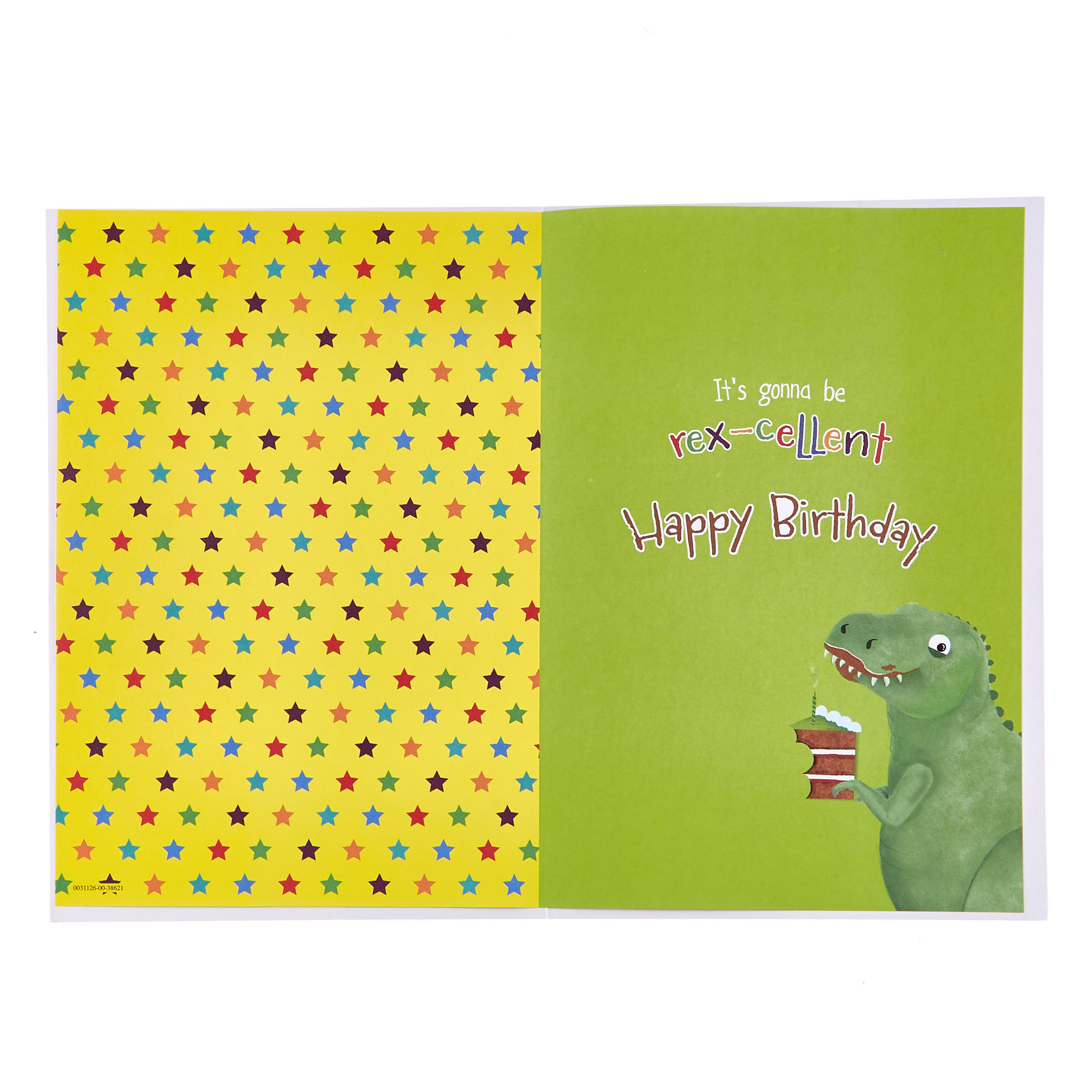 Birthday Card - Great Grandson T-Rex