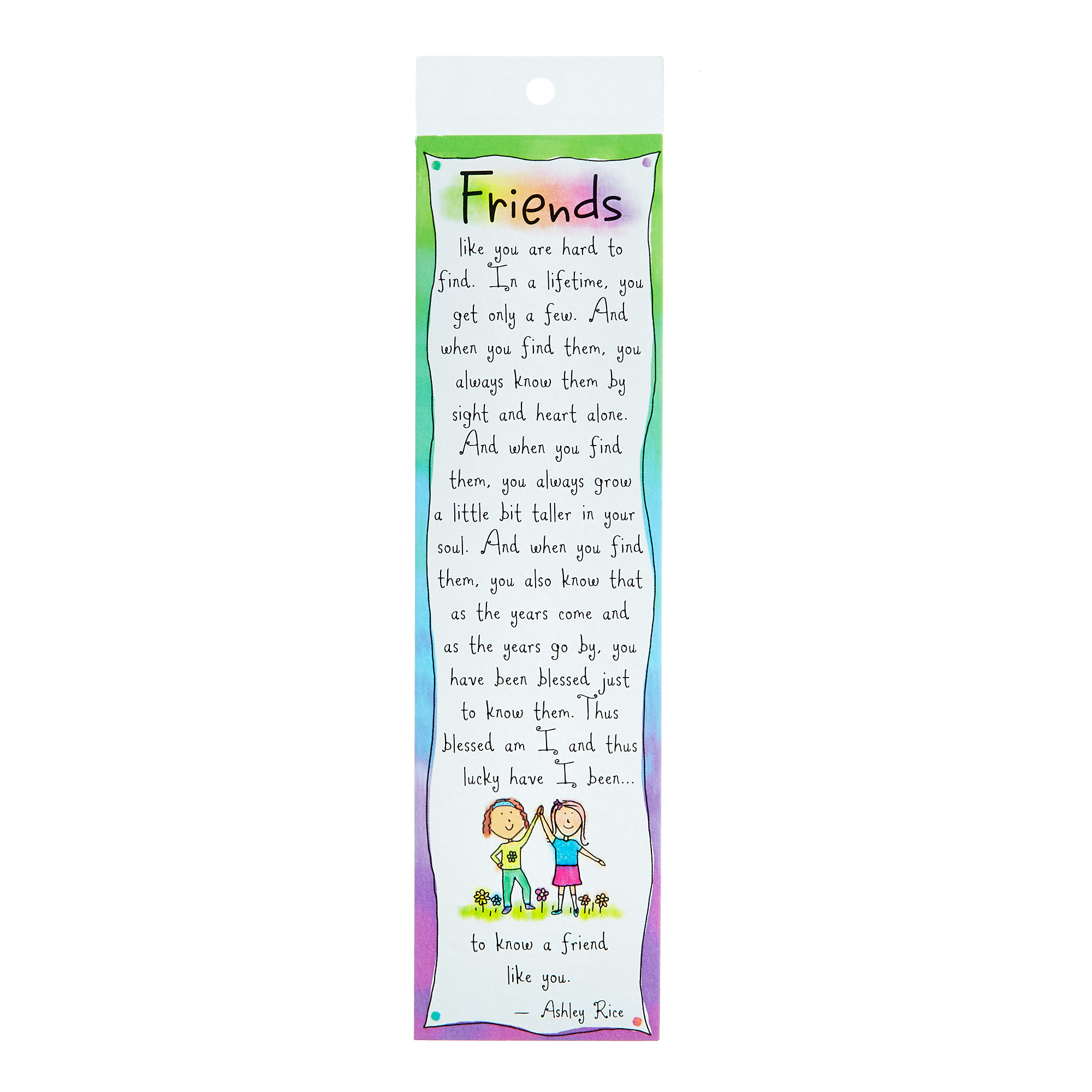 Blue Mountain Arts Bookmark - Friends Like You 