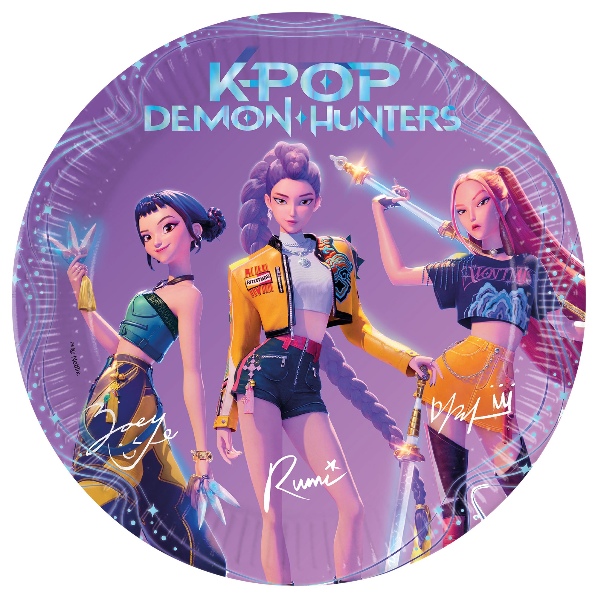 KPop Demon Hunters Party Tableware Bundle - 16 Guests