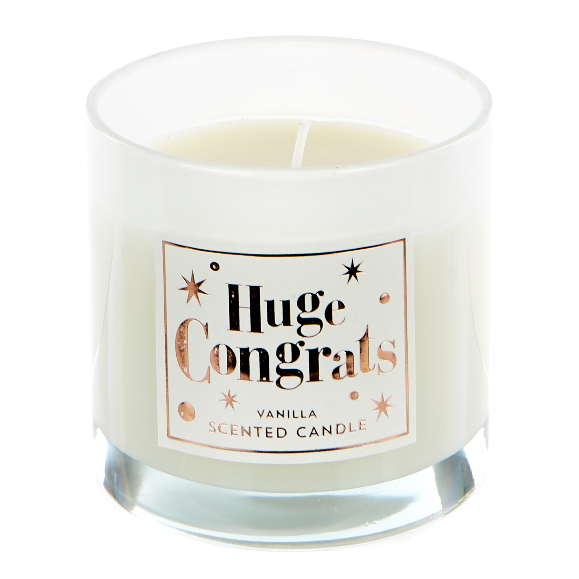 Huge Congrats Vanilla Scented Celebration Candle