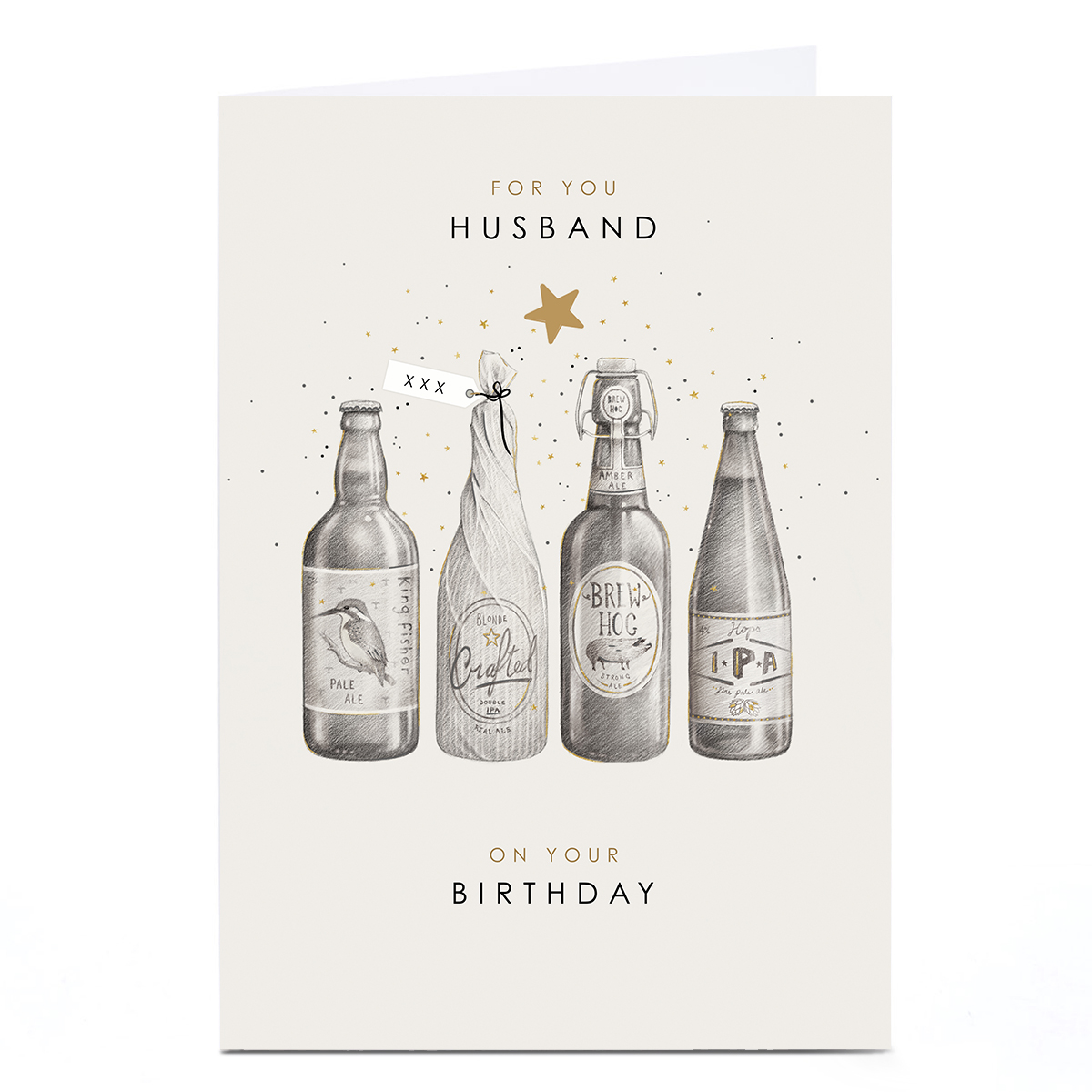 Personalised Birthday Card - Crafted Ales, Husband