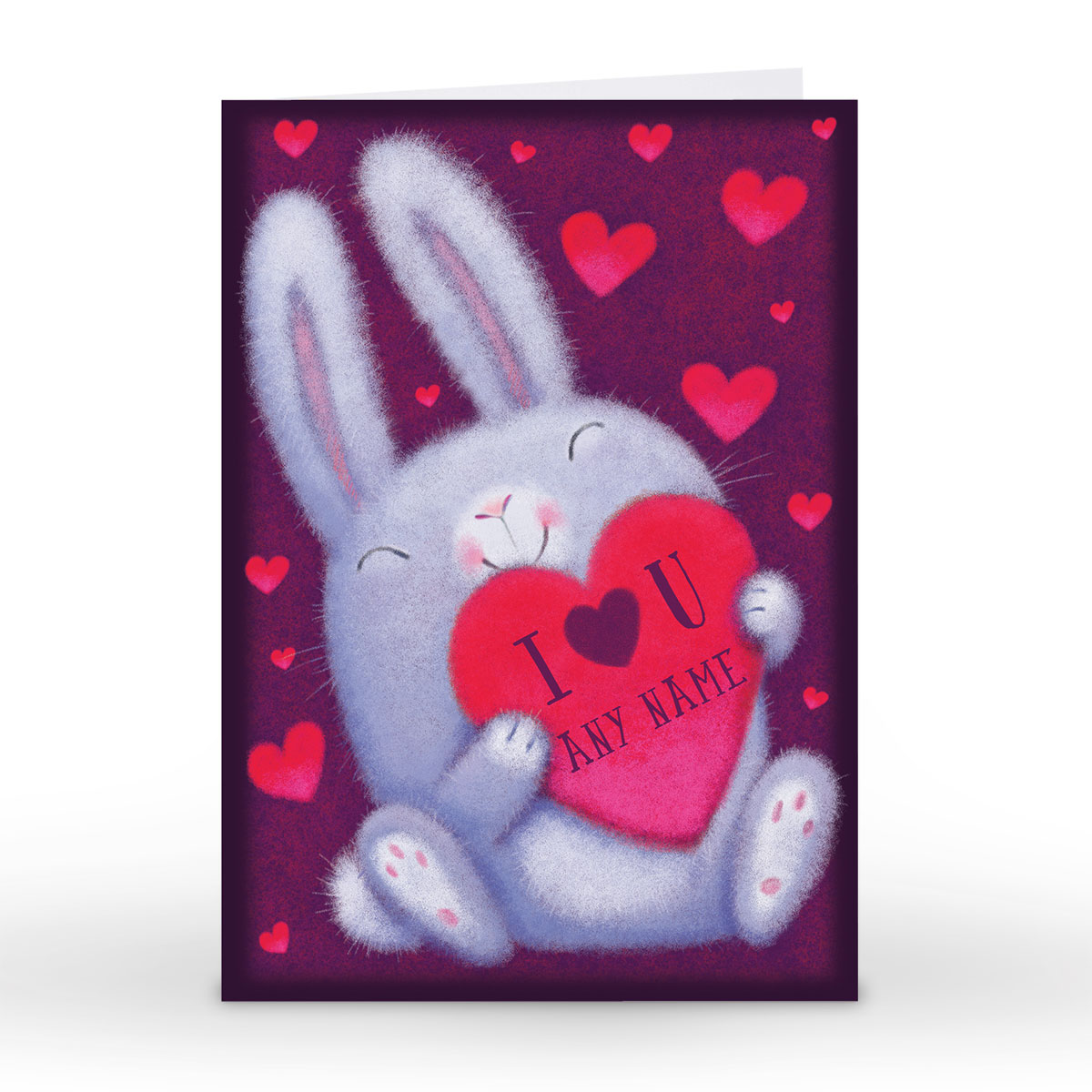 Personalised Card - Bunny Love