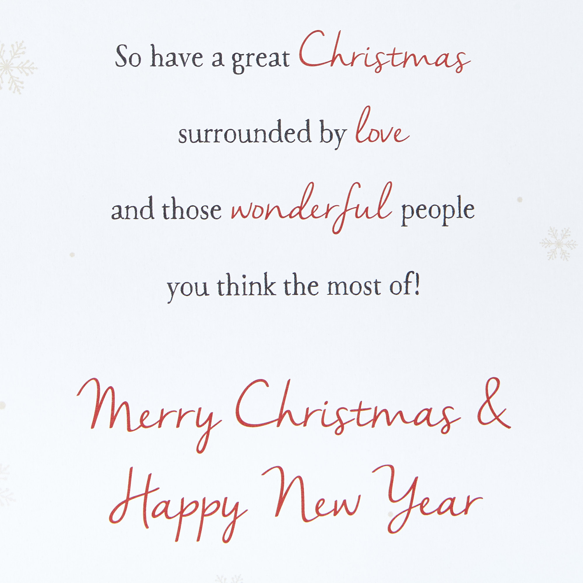 Christmas Card - Merry Christmas To All The Family