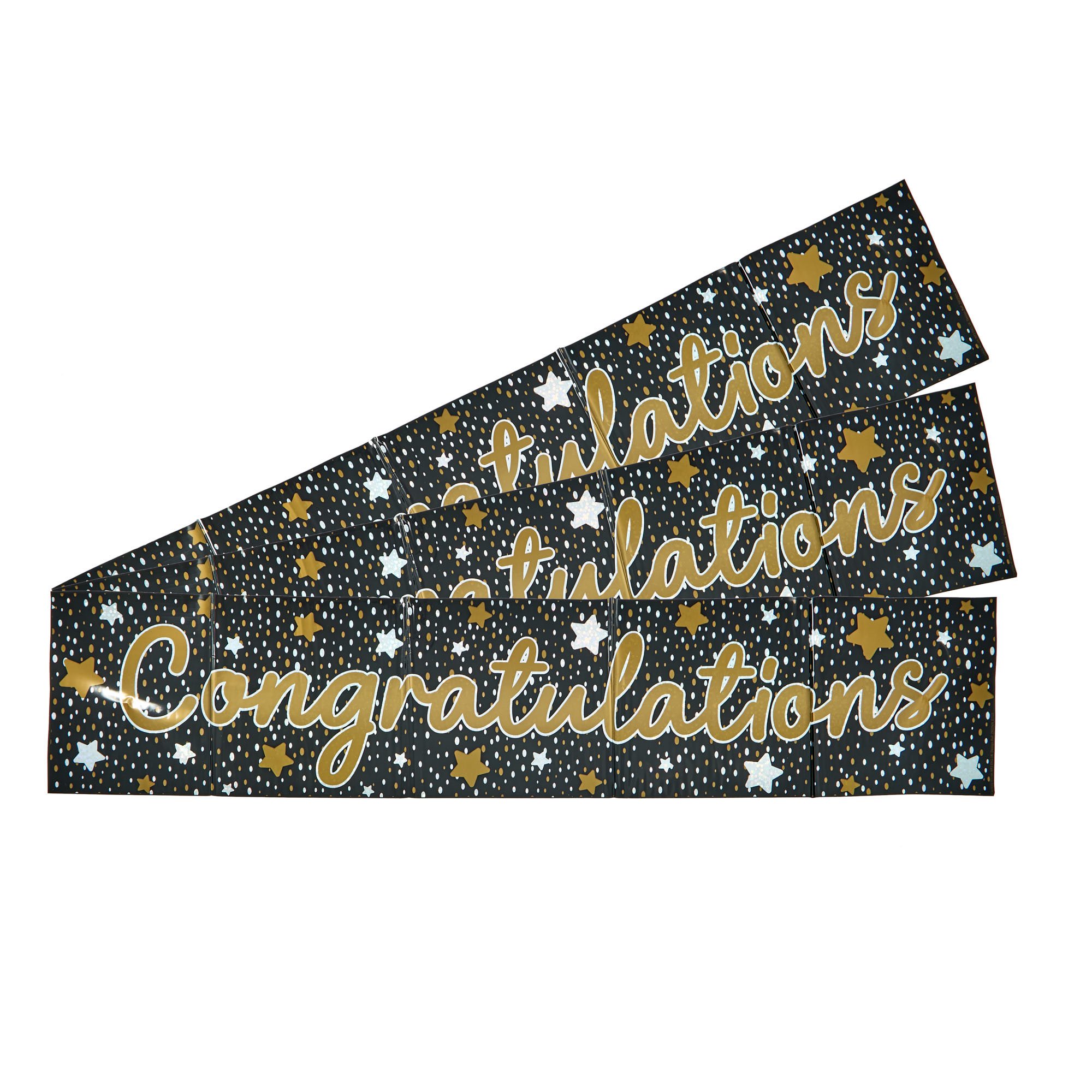 Congratulations Banners - Pack of 3