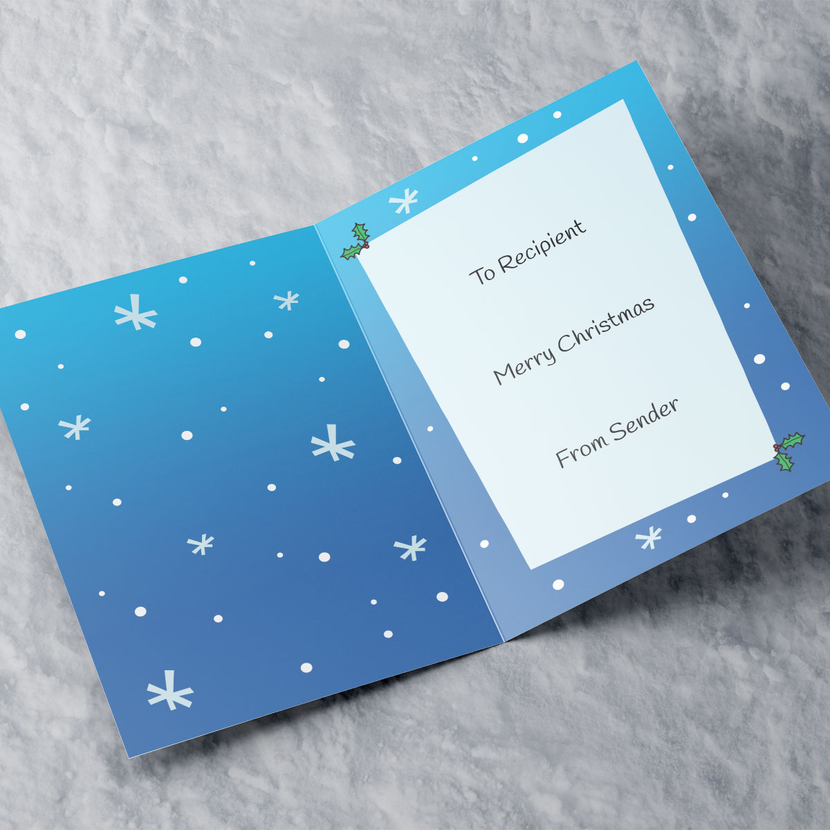Personalised Christmas Card - Twitter Insult